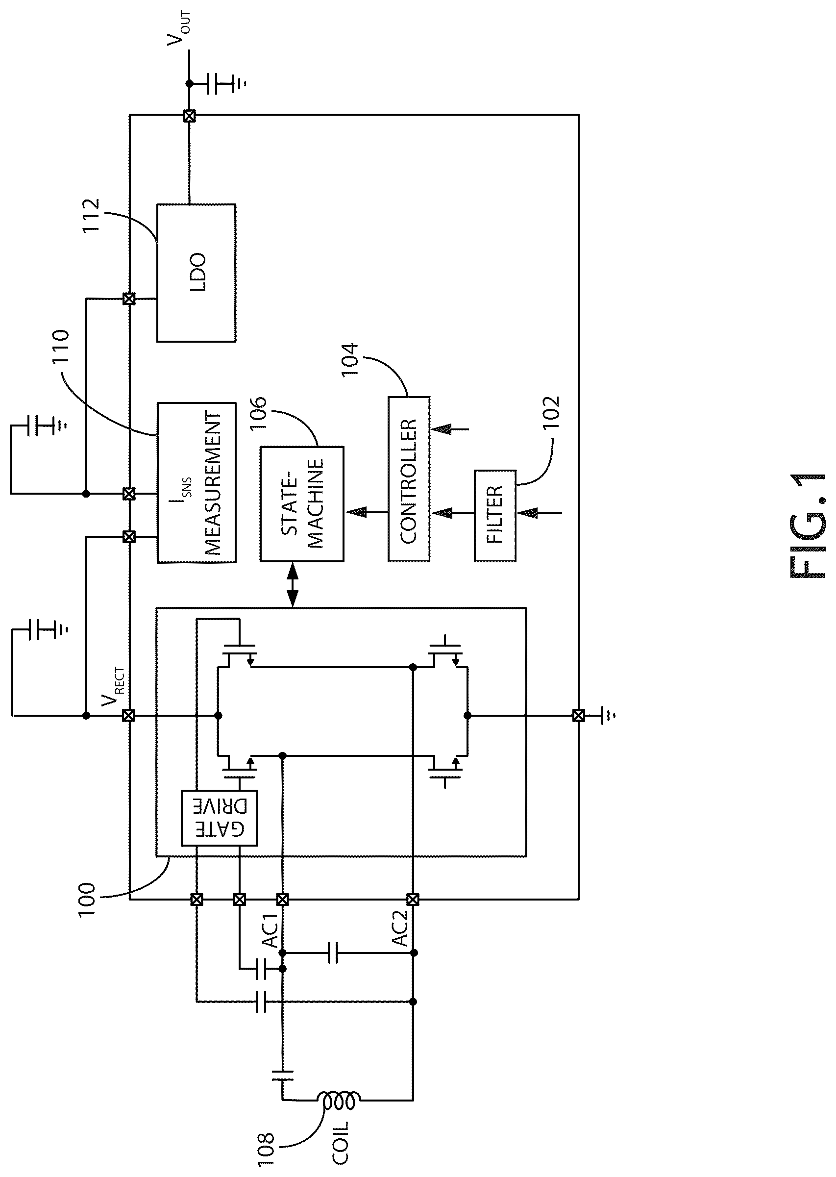 Patent US12323072 — Rectifier stability enhancement using closed loop control — Figure 1