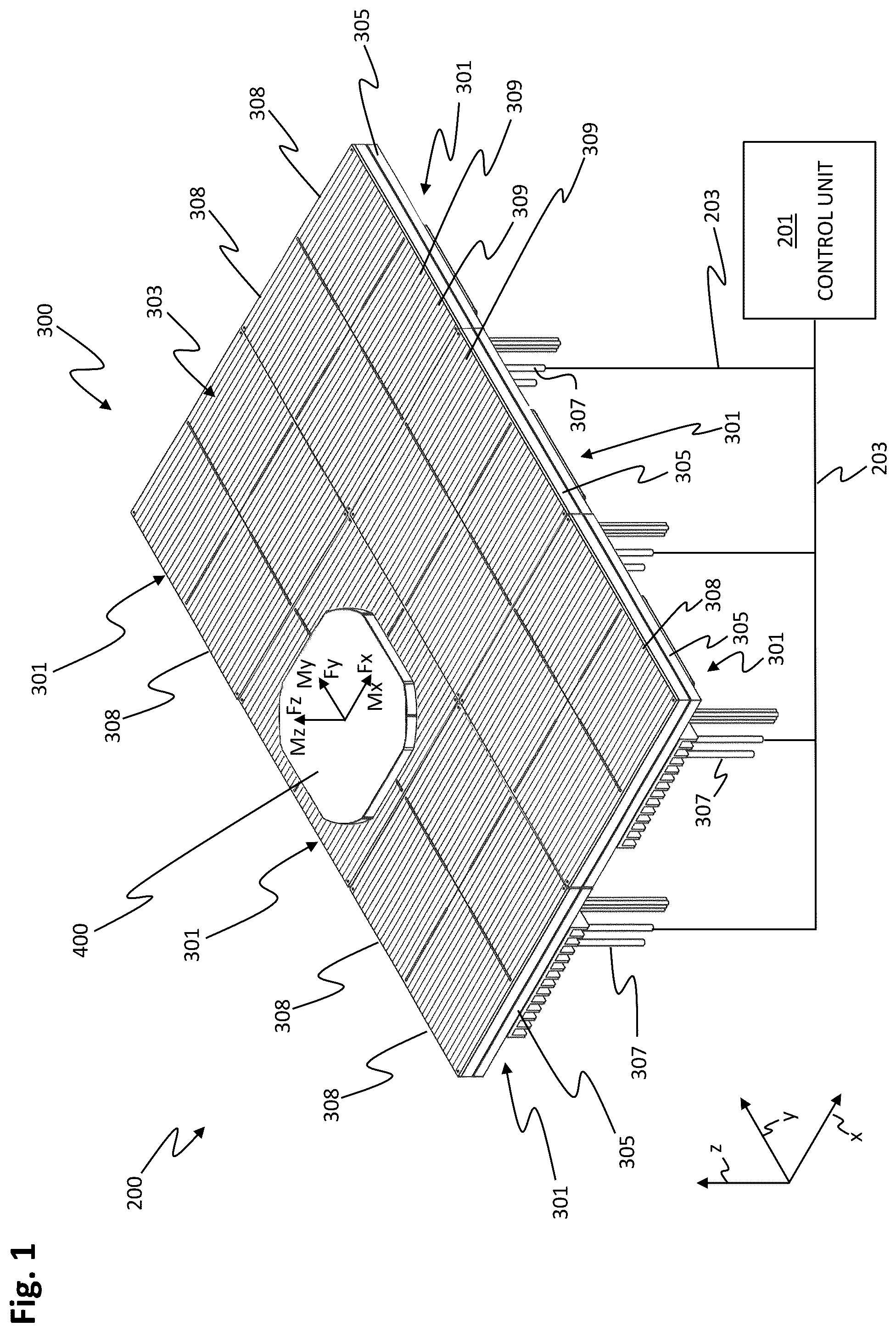 Patent US12323078 — Method for controlling a planar drive system, and planar drive system — Figure 1