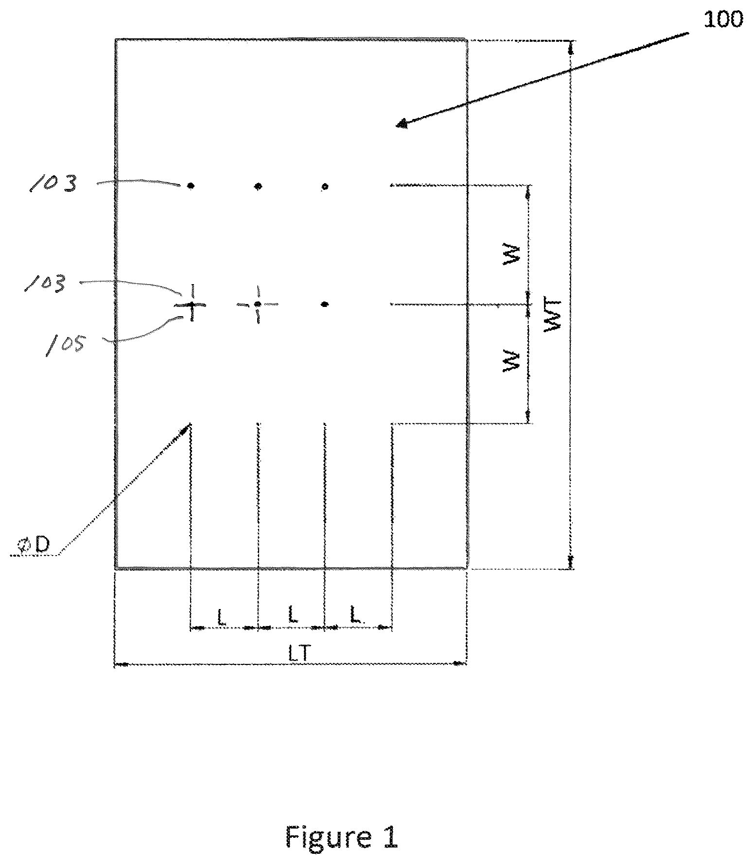 Patent US12323087 — Anchoring structure for ground mounting of solar photovoltaic system — Figure 1