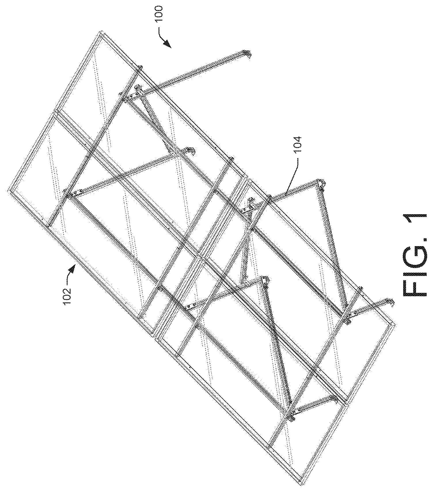Patent US12323093 — Photovoltaic module support system and mount assembly — Figure 1
