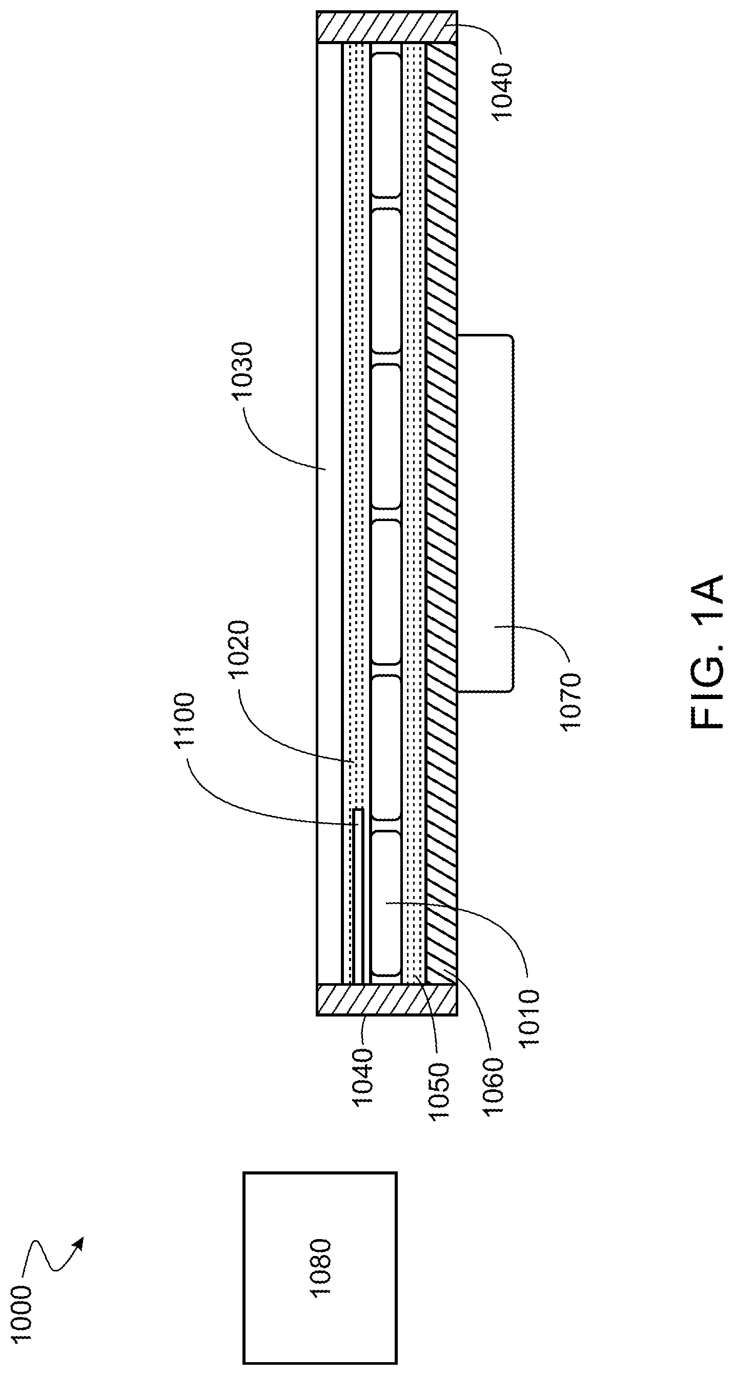 Patent US12323099 — Polymer based photovoltaic modules with embedded optical sensors — Figure 1