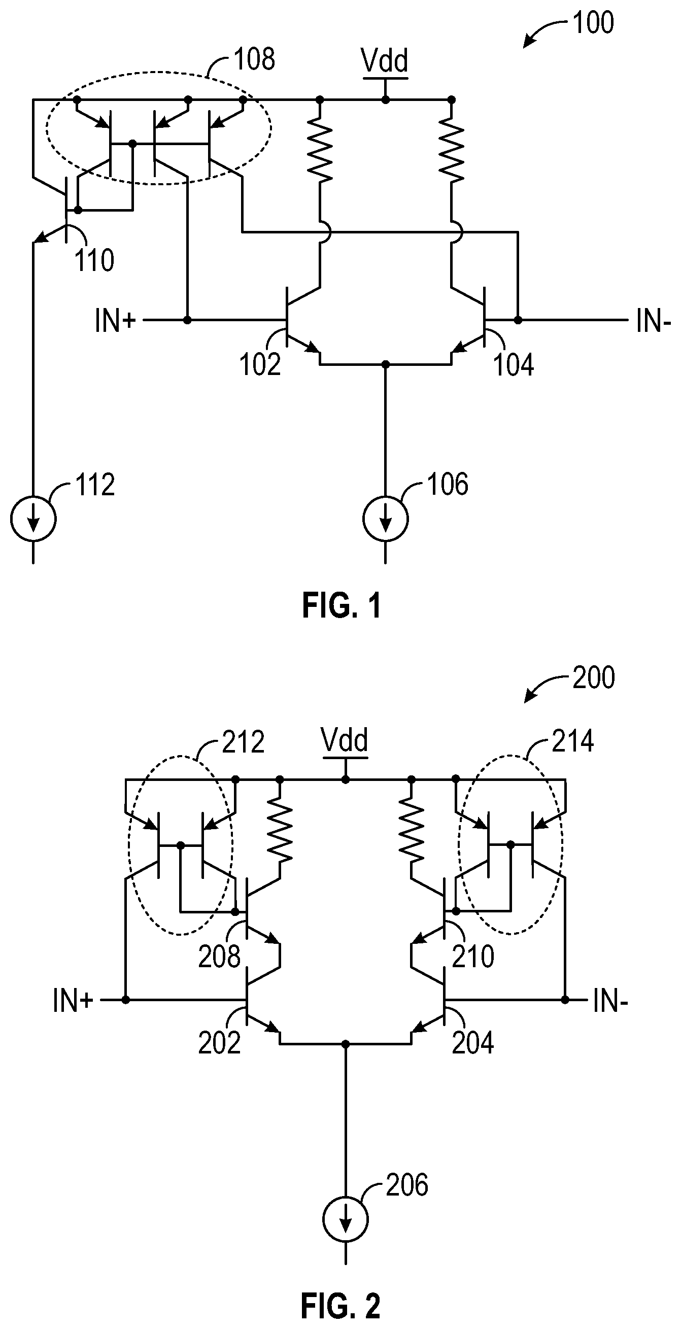 Patent US12323109 Figure 1 – Low-headroom dynamic base current cancellation techniques