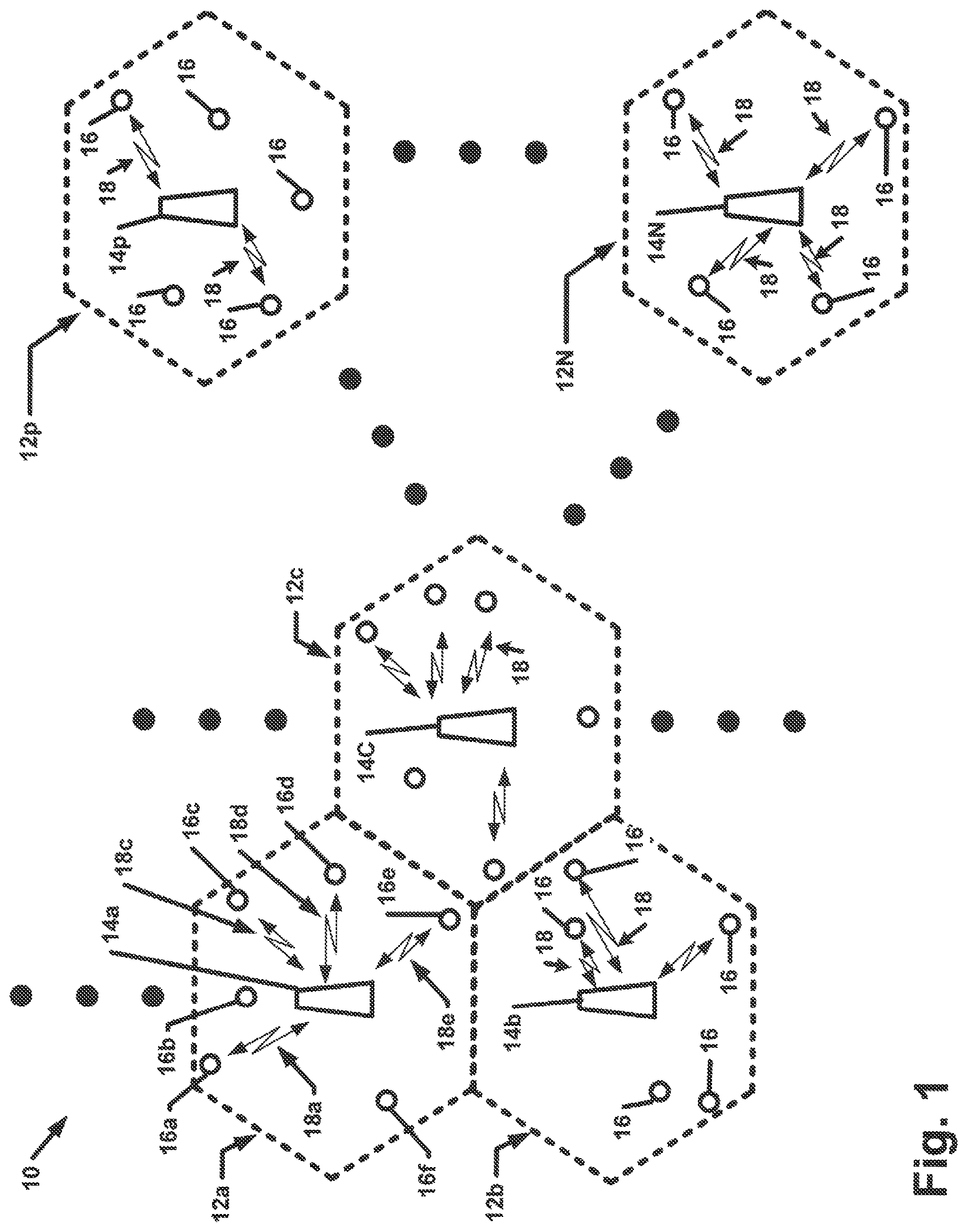 Patent US12323175 — Cellular network that dynamically adjusts bandwidth and number of MIMO paths based on realized channel capacity — Figure 1