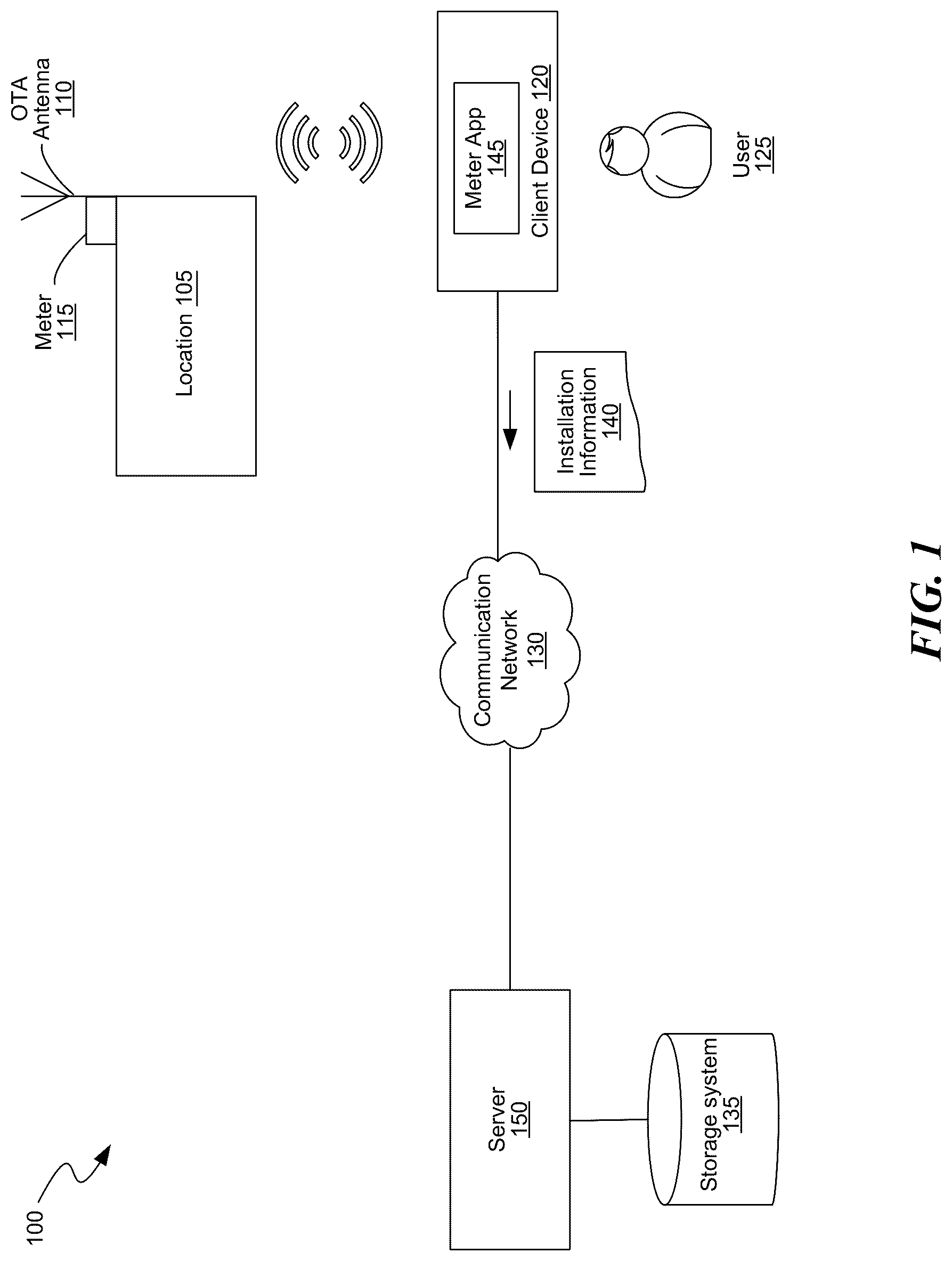 Patent US12323197 — Caching OTA antenna installation data — Figure 1