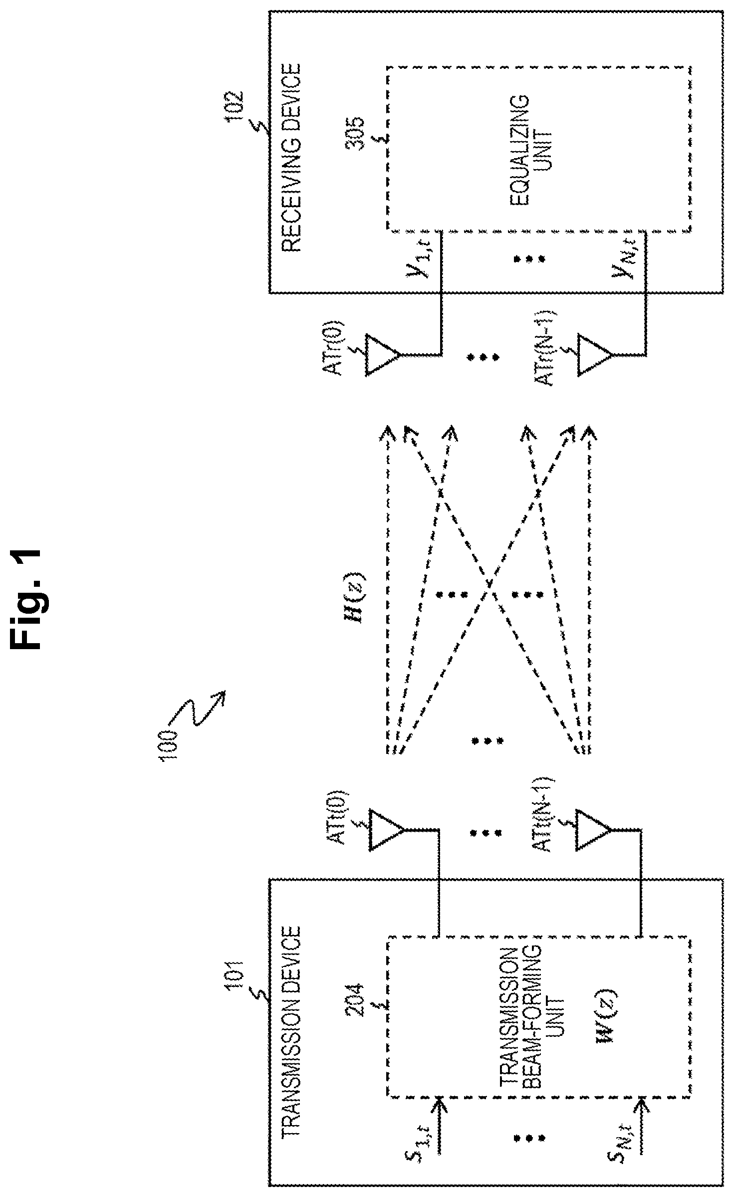 Patent US12323201 — Wireless communication system, wireless communication method, and receiving device — Figure 1