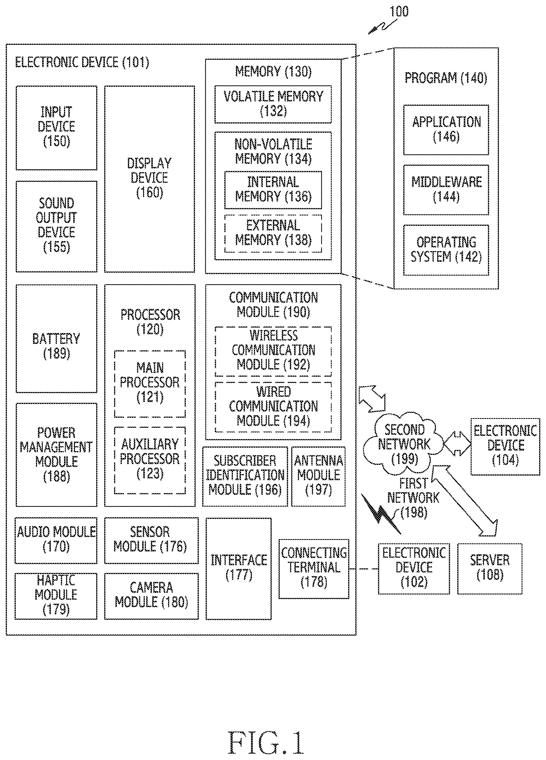 Patent US12323214 Figure 1 – Transmission antenna selection method and electronic device