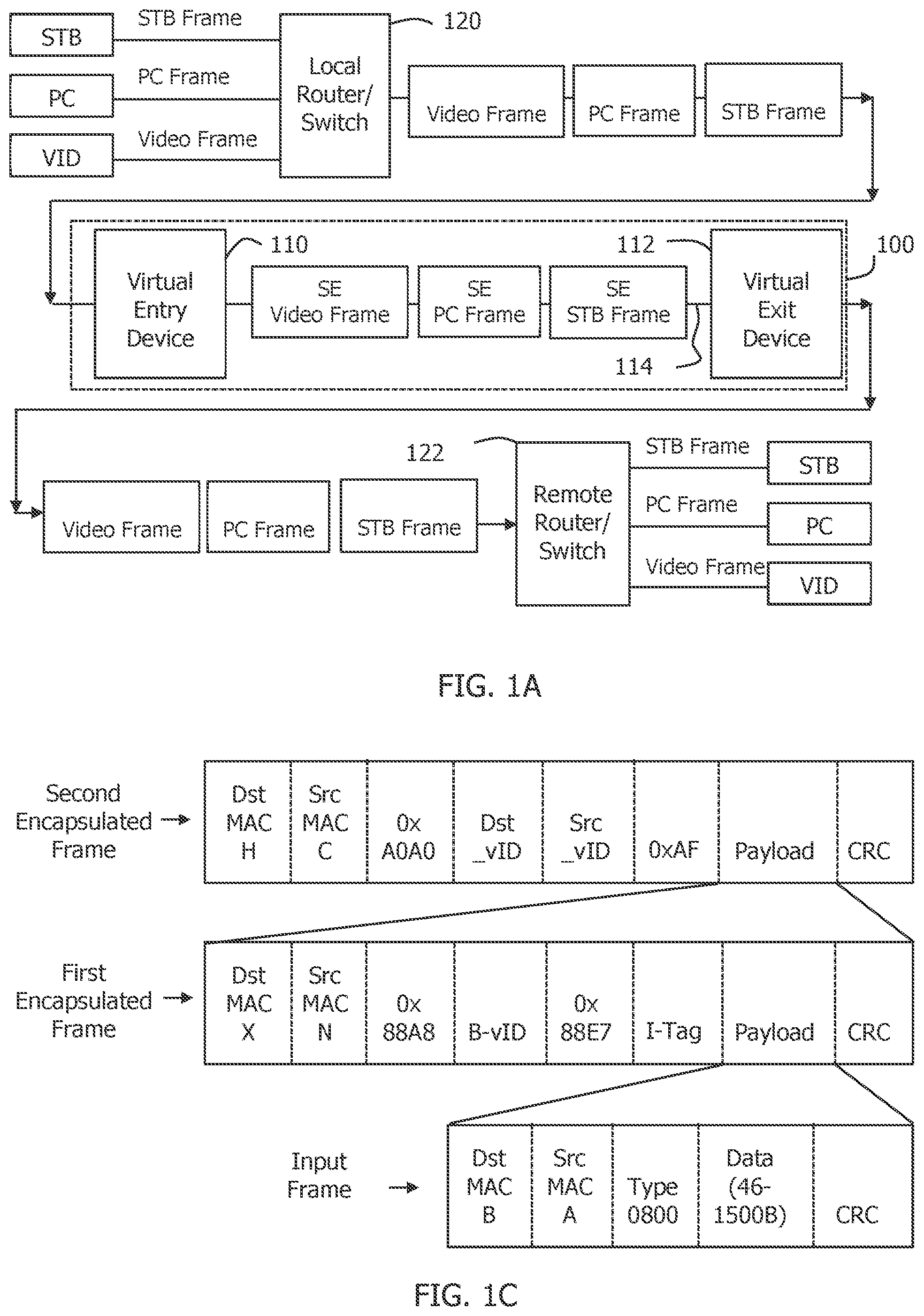 Patent US12323271 — Virtual network — Figure 1
