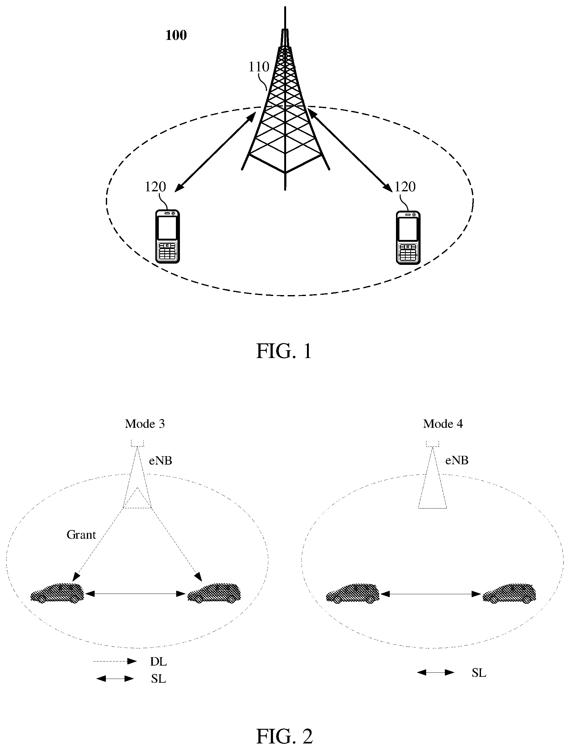 Patent US12323300 — Method for determining transmission mode in sidelink, terminal apparatus, and network apparatus — Figure 1