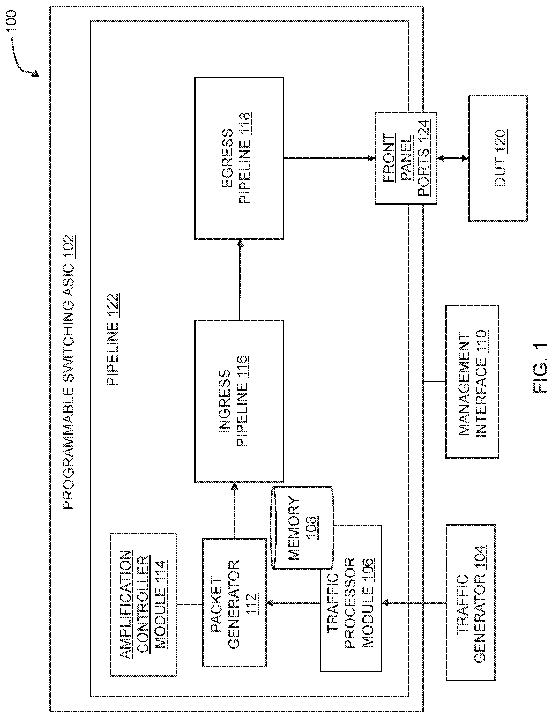 Patent US12323315 — Methods, systems, and computer readable media for scaling network traffic and emulating a stateful transport layer protocol — Figure 1