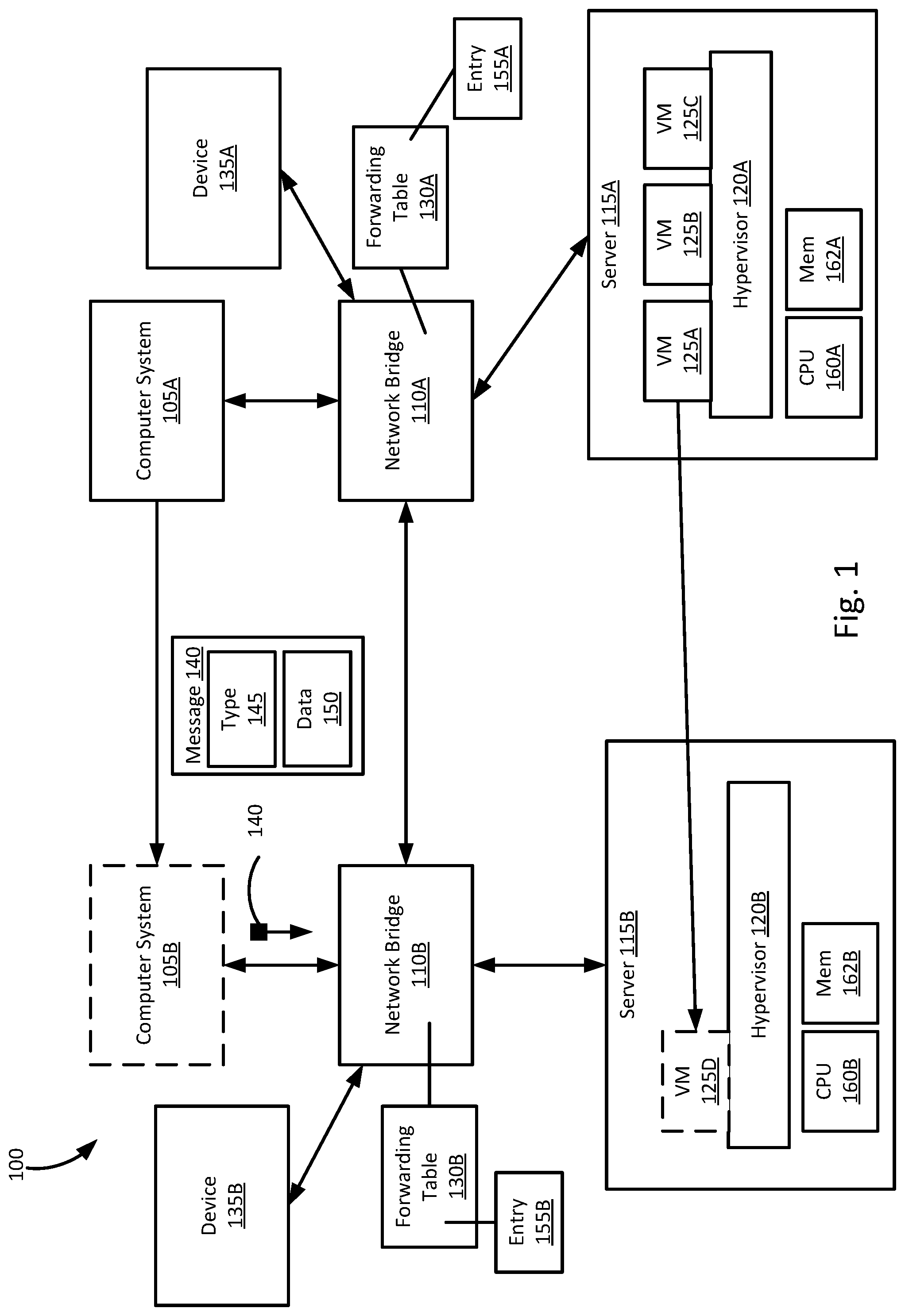 Patent US12323326 — Location change notification handling — Figure 1