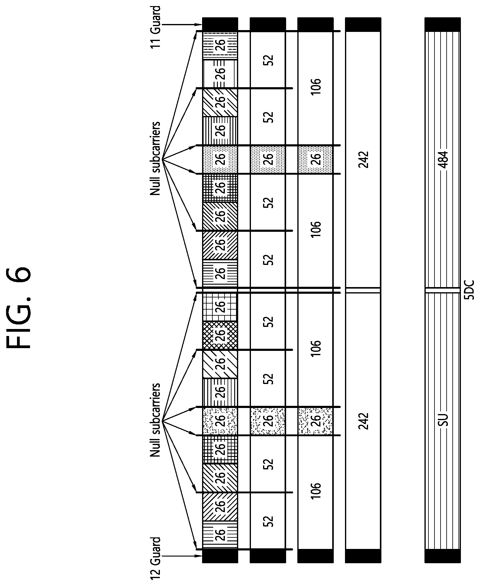 Patent US12323366 Figure 6 – Method and device for configuring EHT-SIG including allocation information about MRU in wireless LAN system