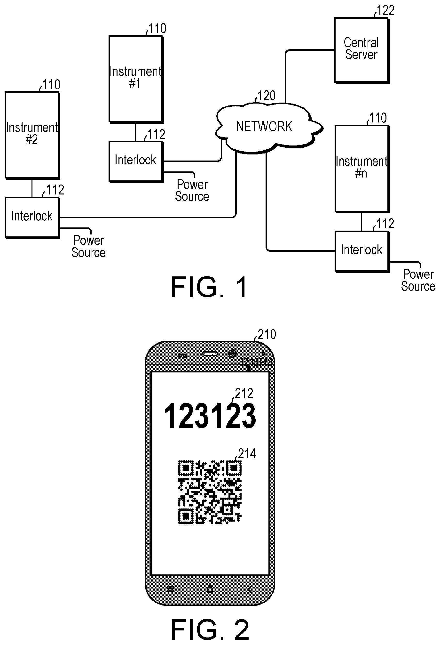 Patent US12323415 — Method for authorizing access to an instrument — Figure 1