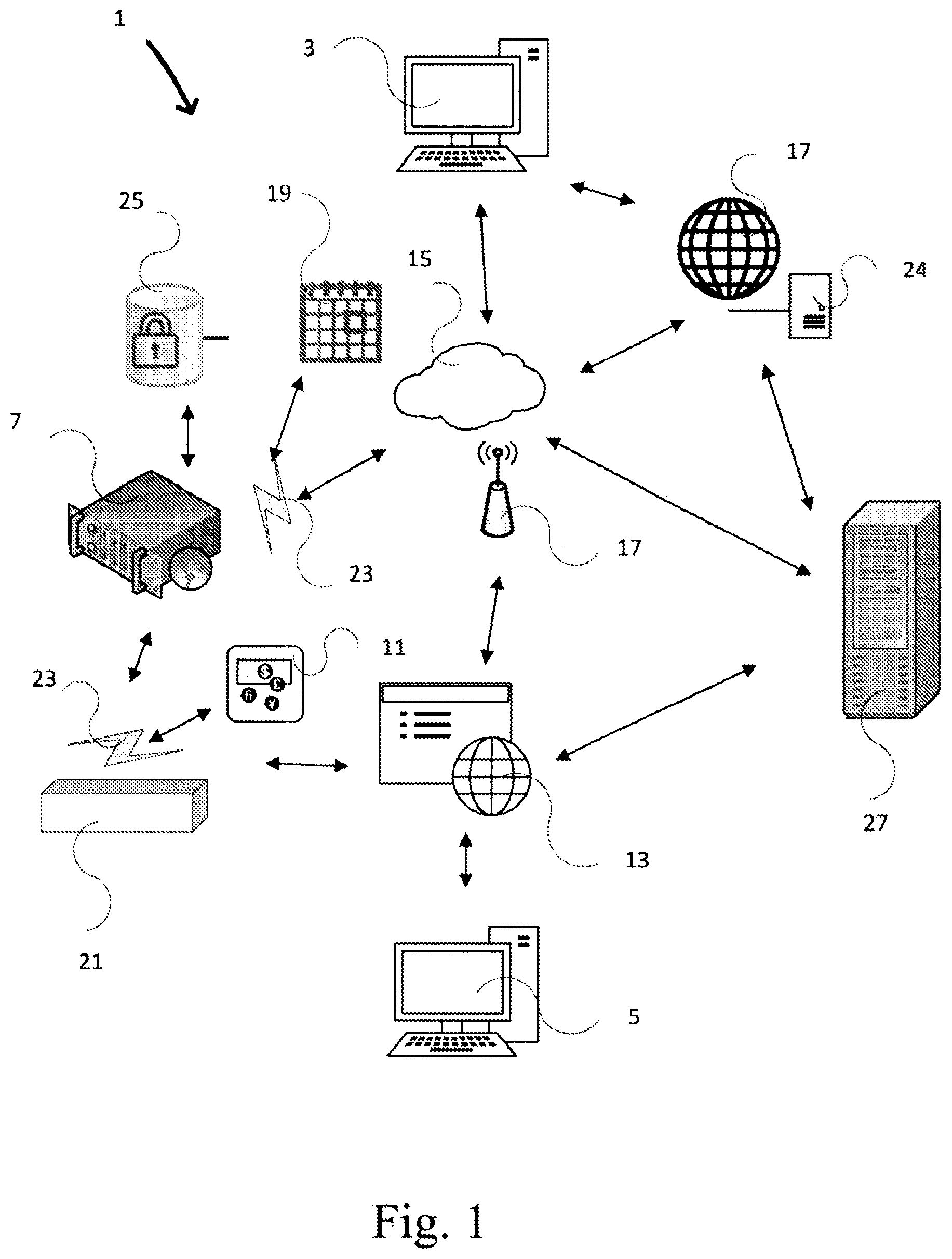 Patent US12323426 — Parameter-triggered multimedia sharing system — Figure 1