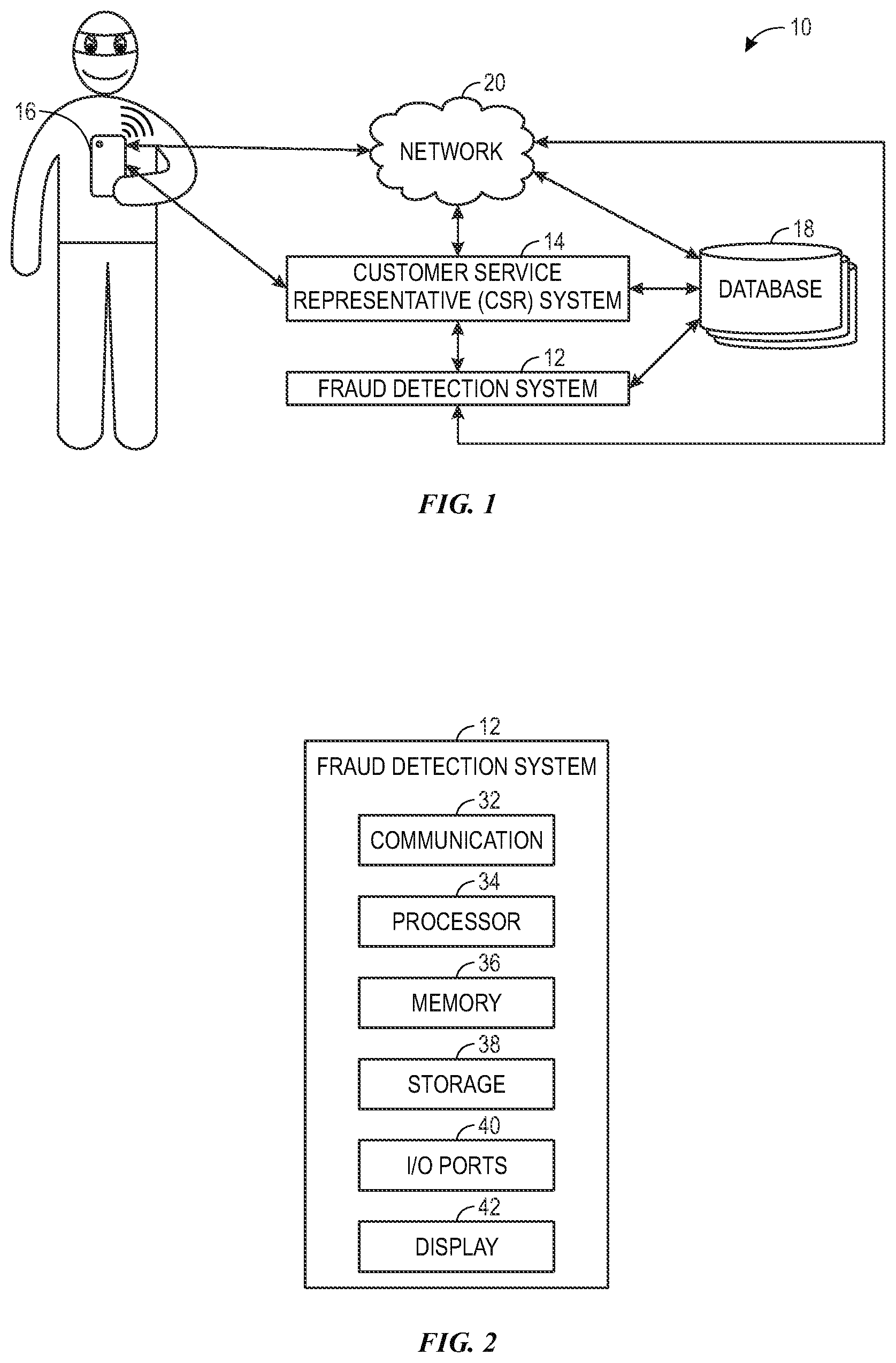 Patent US12323455 Figure 1 – Systems and methods for detecting fraudulent requests on client accounts