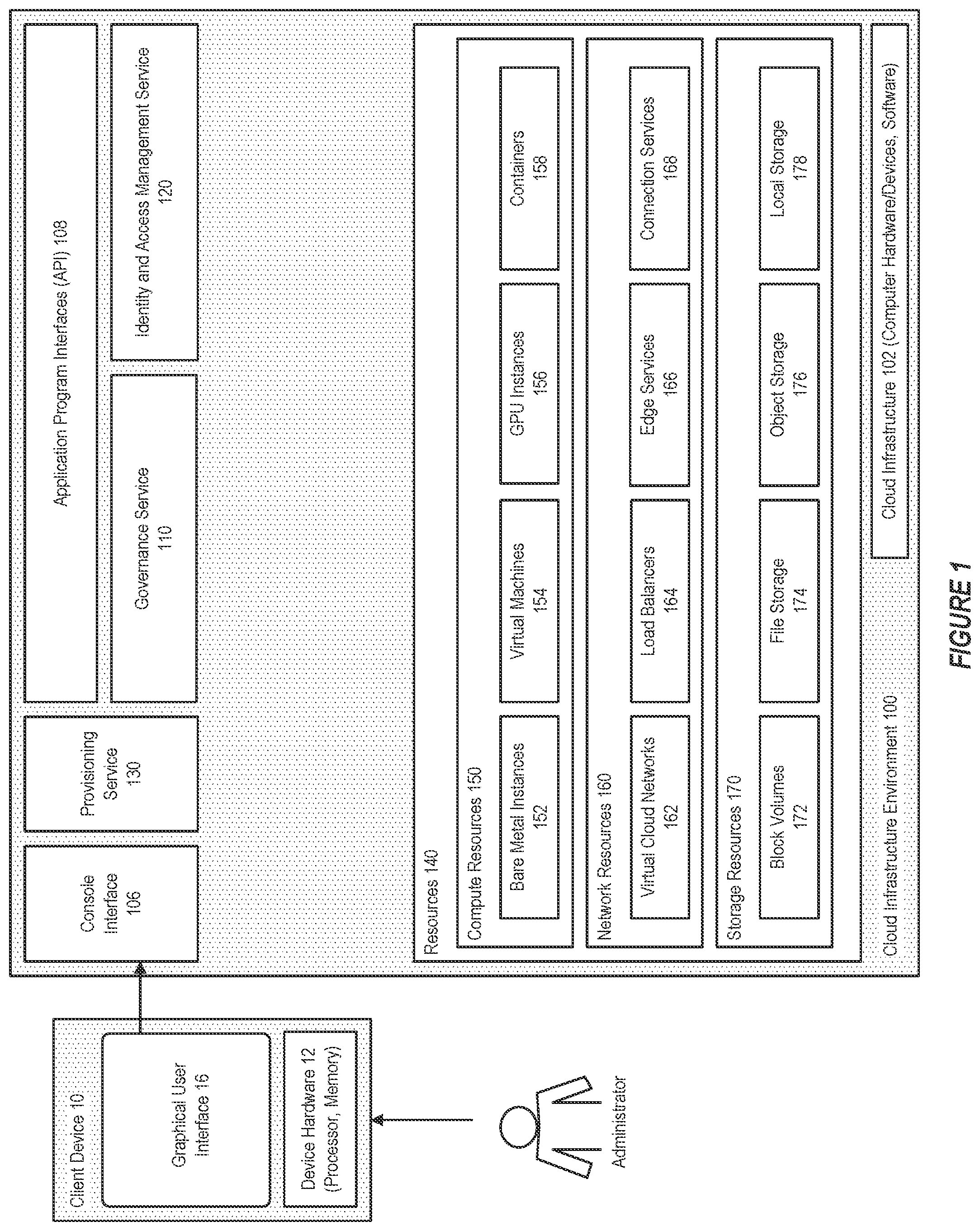 Patent US12323489 — System and method for automatic block storage volume tier tuning — Figure 1