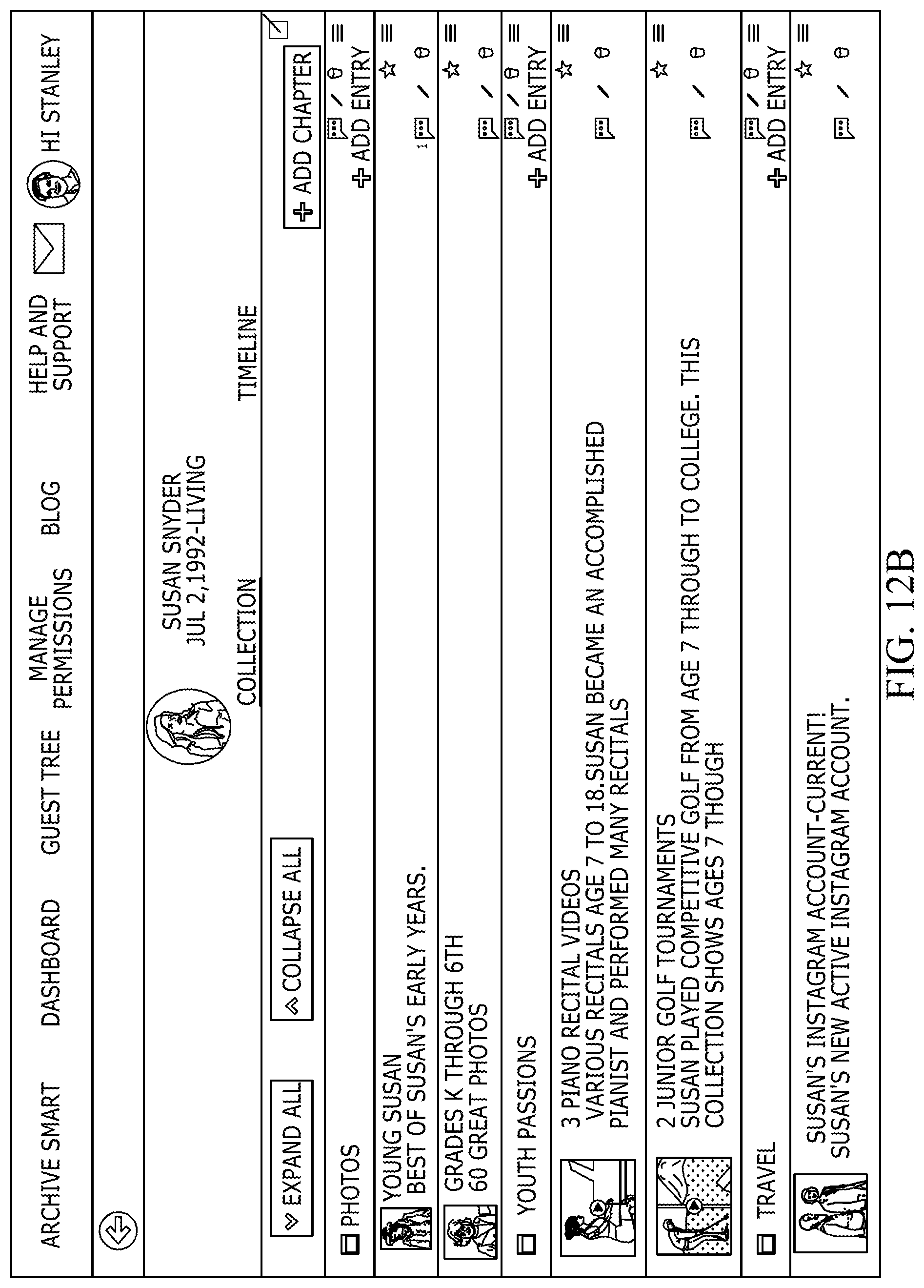 Patent US12323491 Figure 16 – Cloud-based index and centralized cloud-based hub interface for cloud-stored media