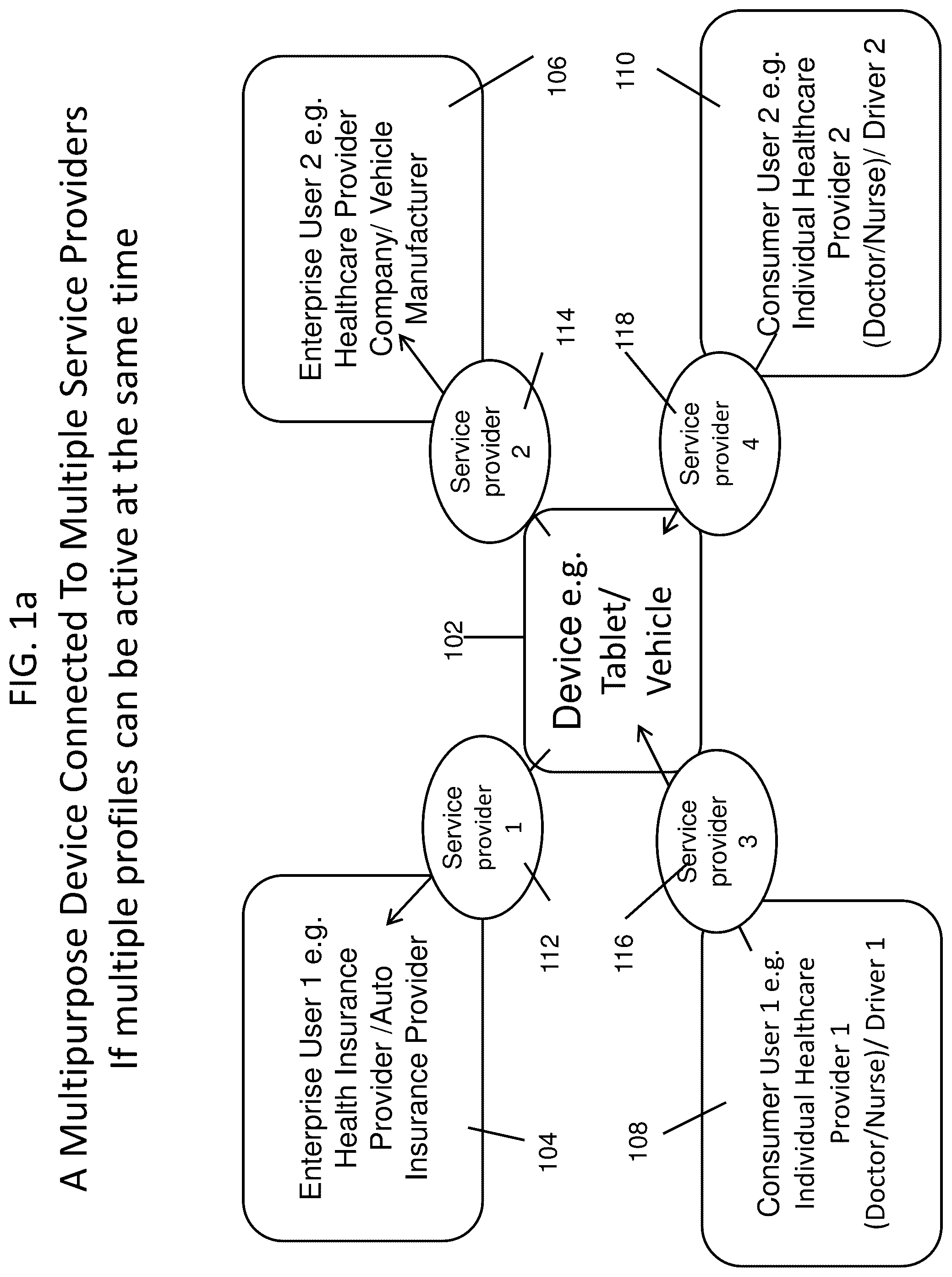 Patent US12323551 Figure 1 – Pair-the-plan system for devices and method of use