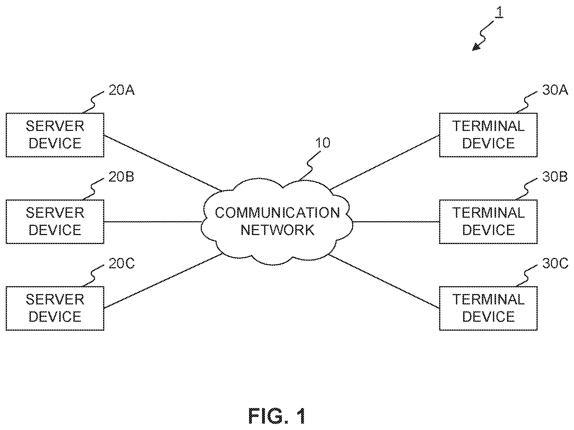 Patent US12323642 — Computer program, server device, terminal device, and method — Figure 1