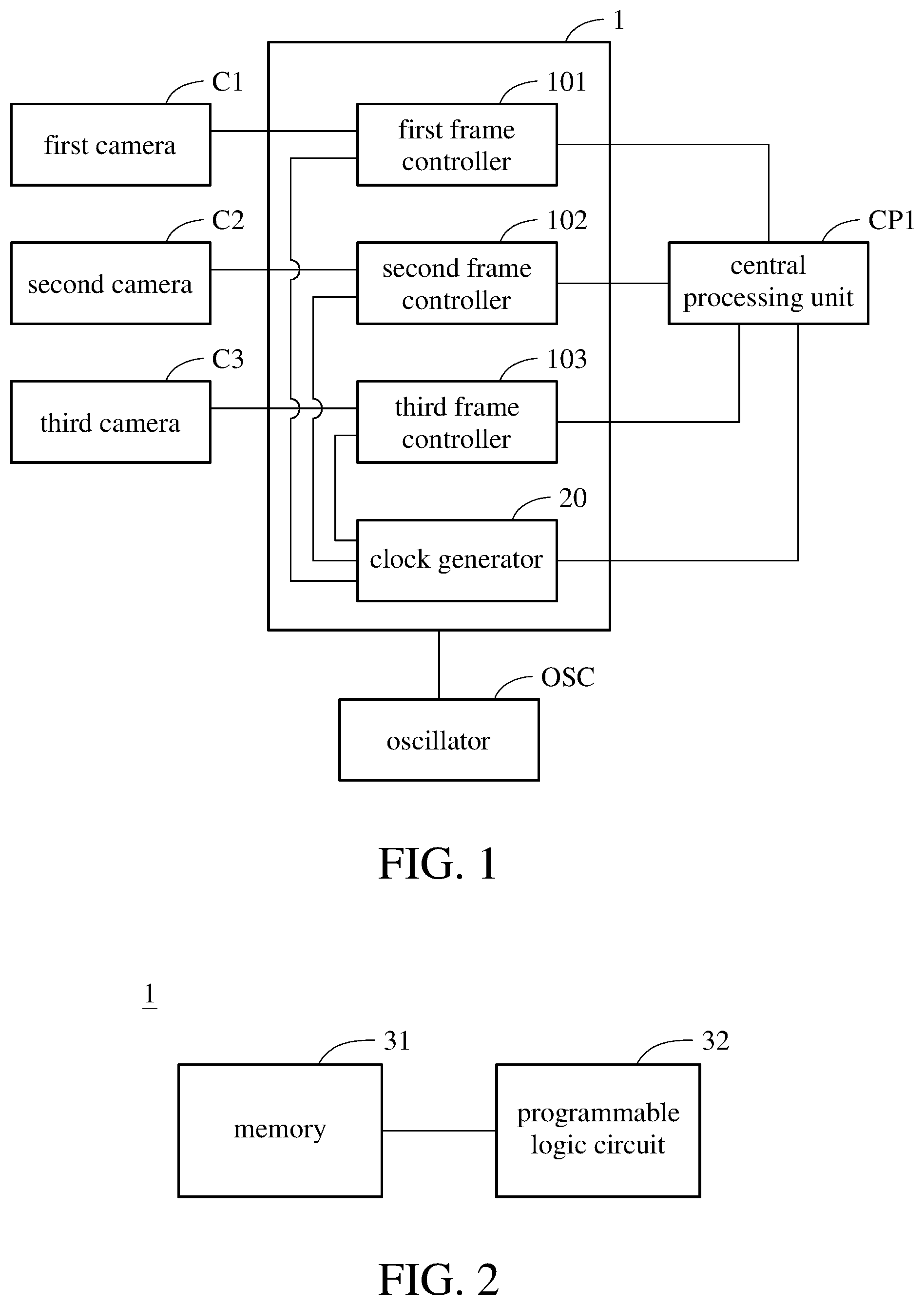 Patent US12323725 — Image output synchronization method and device — Figure 1
