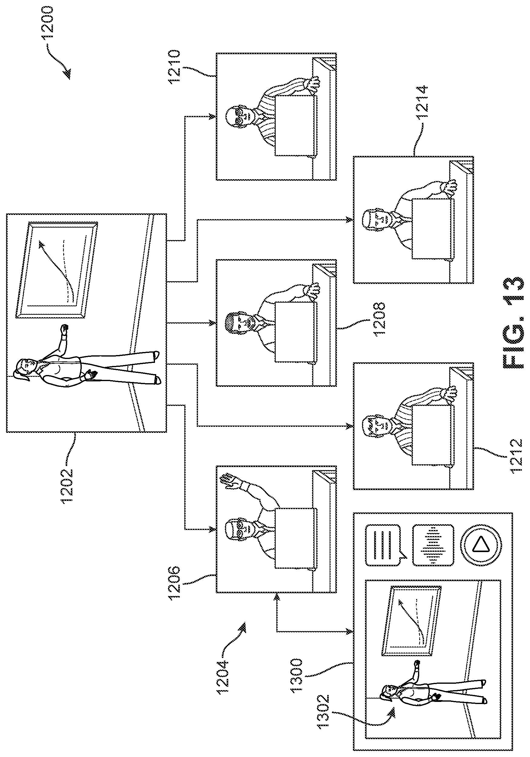 Patent US12323737 Figure 13 – System and method for an interactive digitally rendered avatar of a subject person