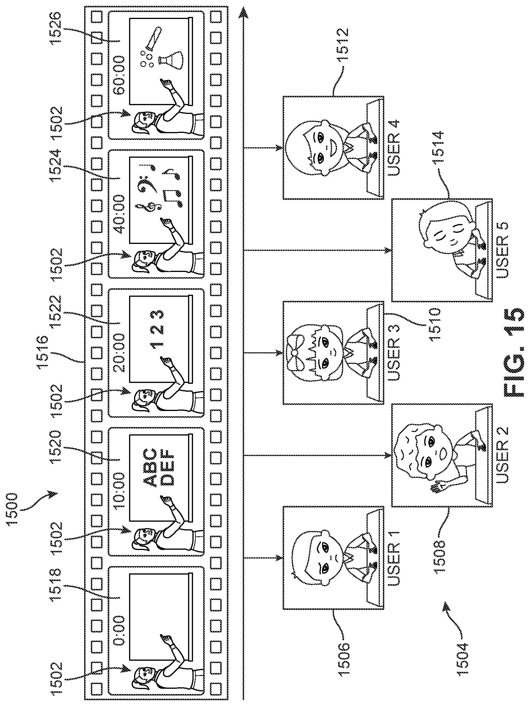 Patent US12323737 Figure 15 – System and method for an interactive digitally rendered avatar of a subject person