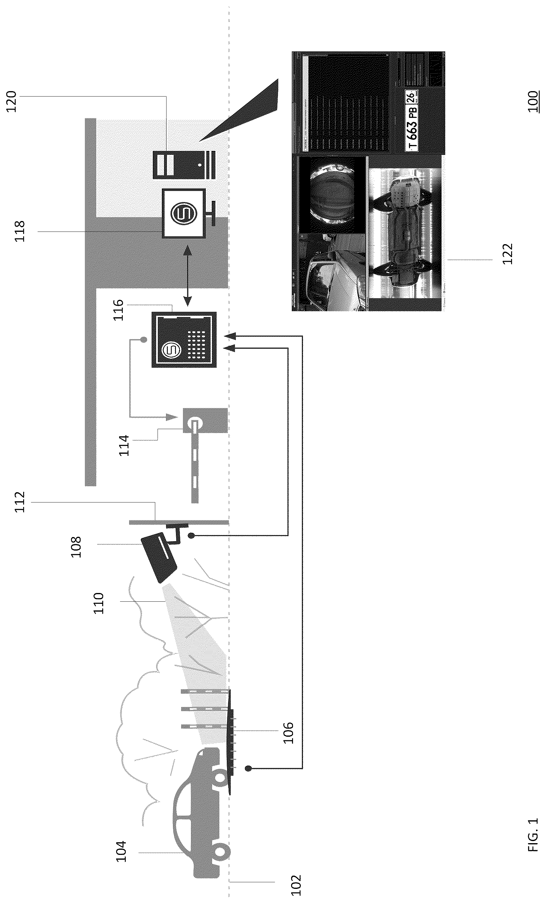 Patent US12323741 — Technologies for under vehicle surveillance — Figure 1