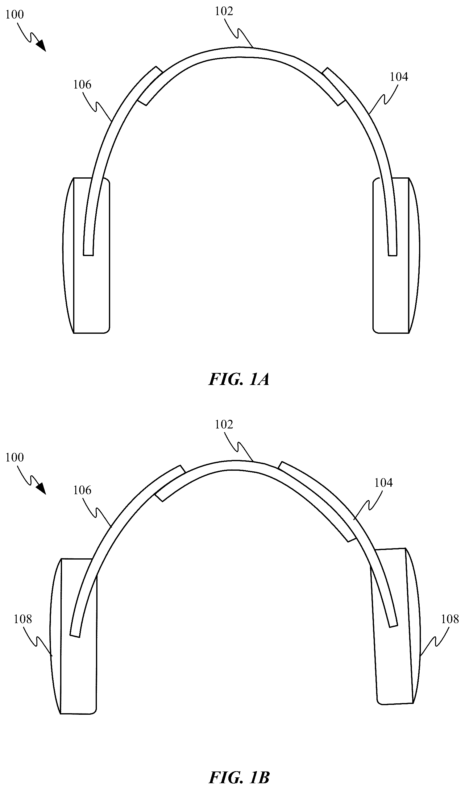 Patent US12323755 — Headphones — Figure 1
