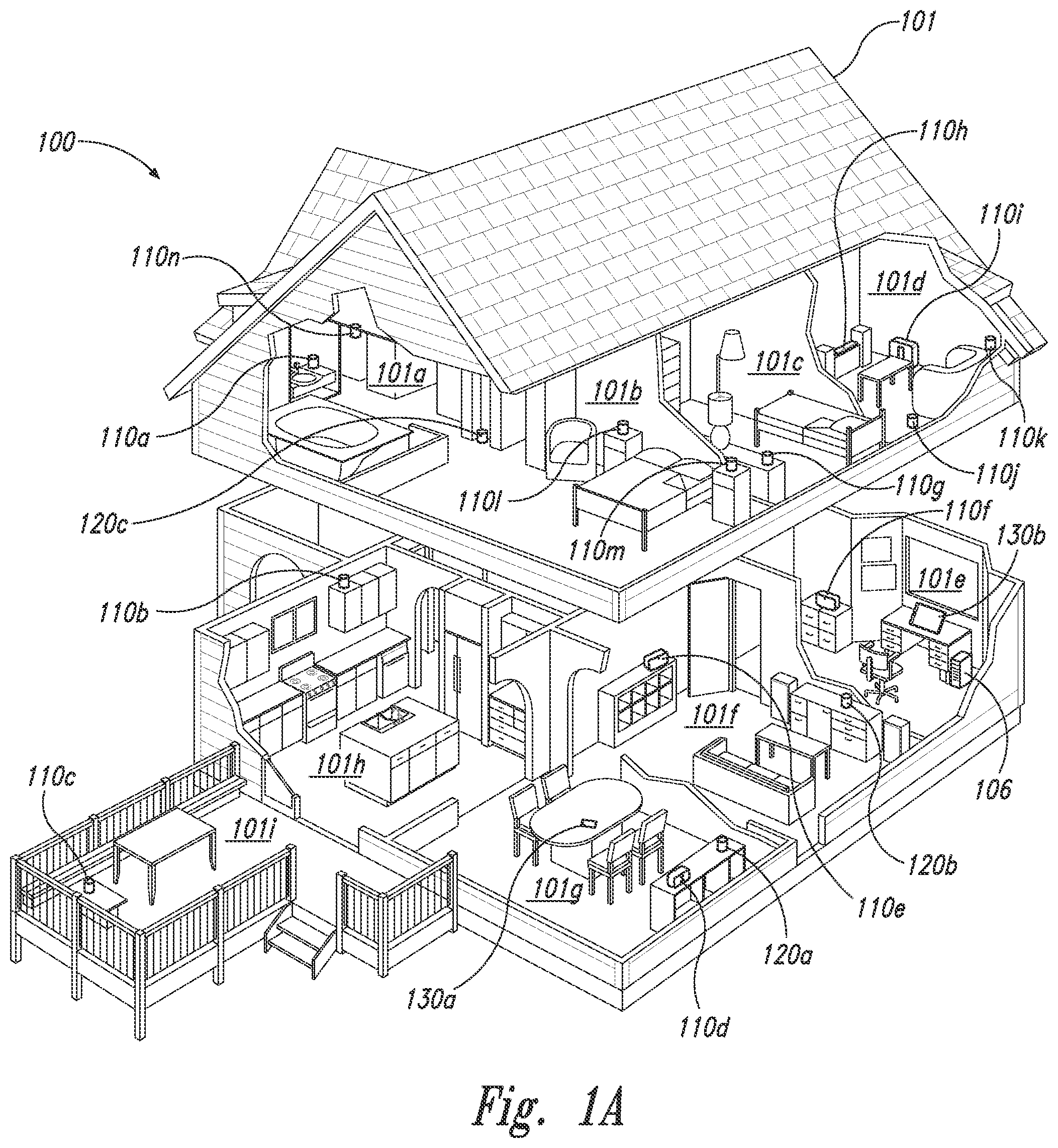 Patent US12323760 — Acoustic waveguides for multi-channel playback devices — Figure 1