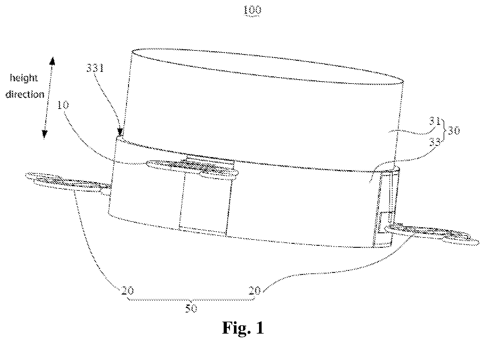 Patent US12323781 — Sound generation device and electronic apparatus — Figure 1