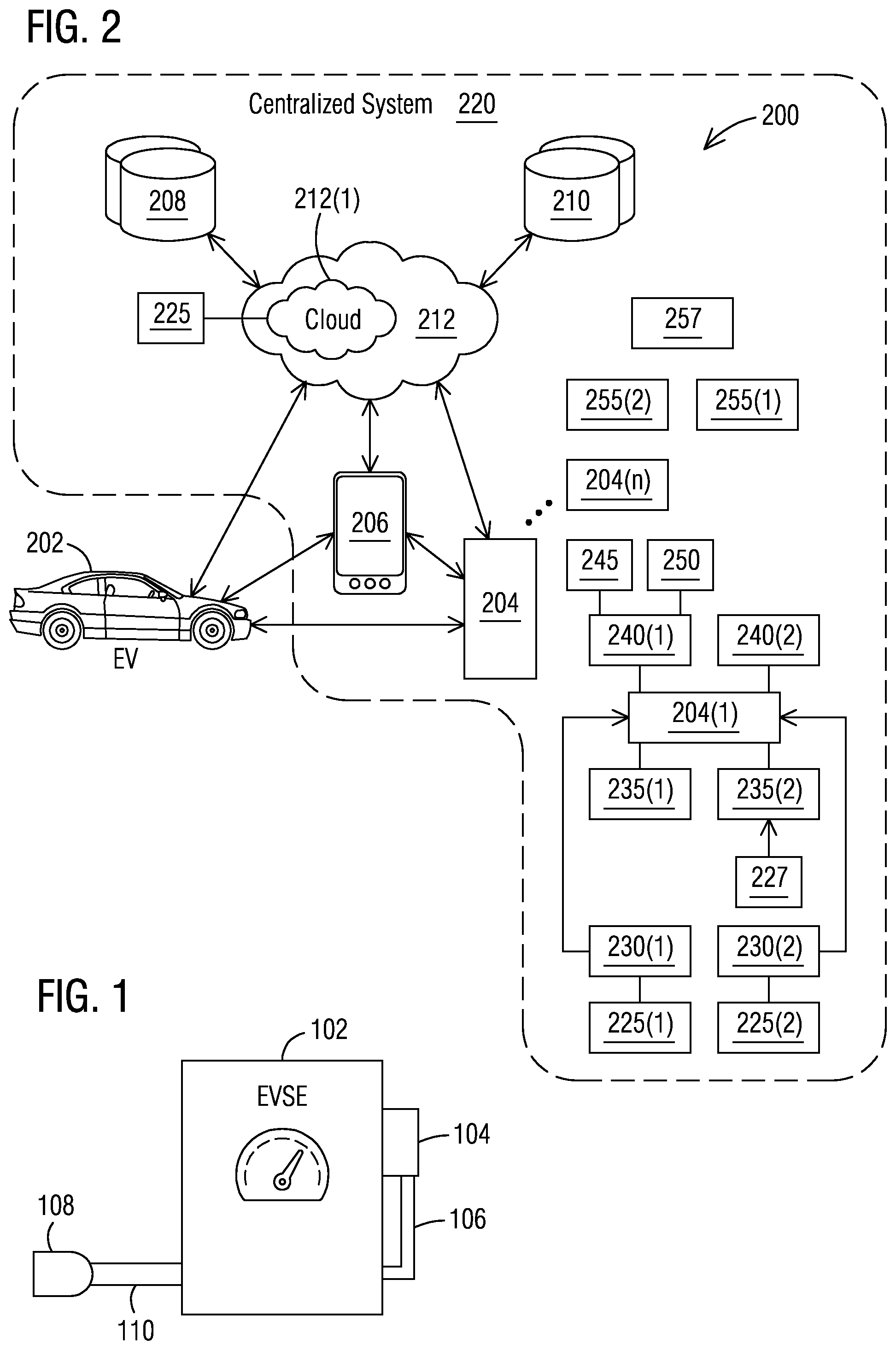 Patent US12323796 — Electric vehicle supply equipment (EVSE) configuration management system and method — Figure 1