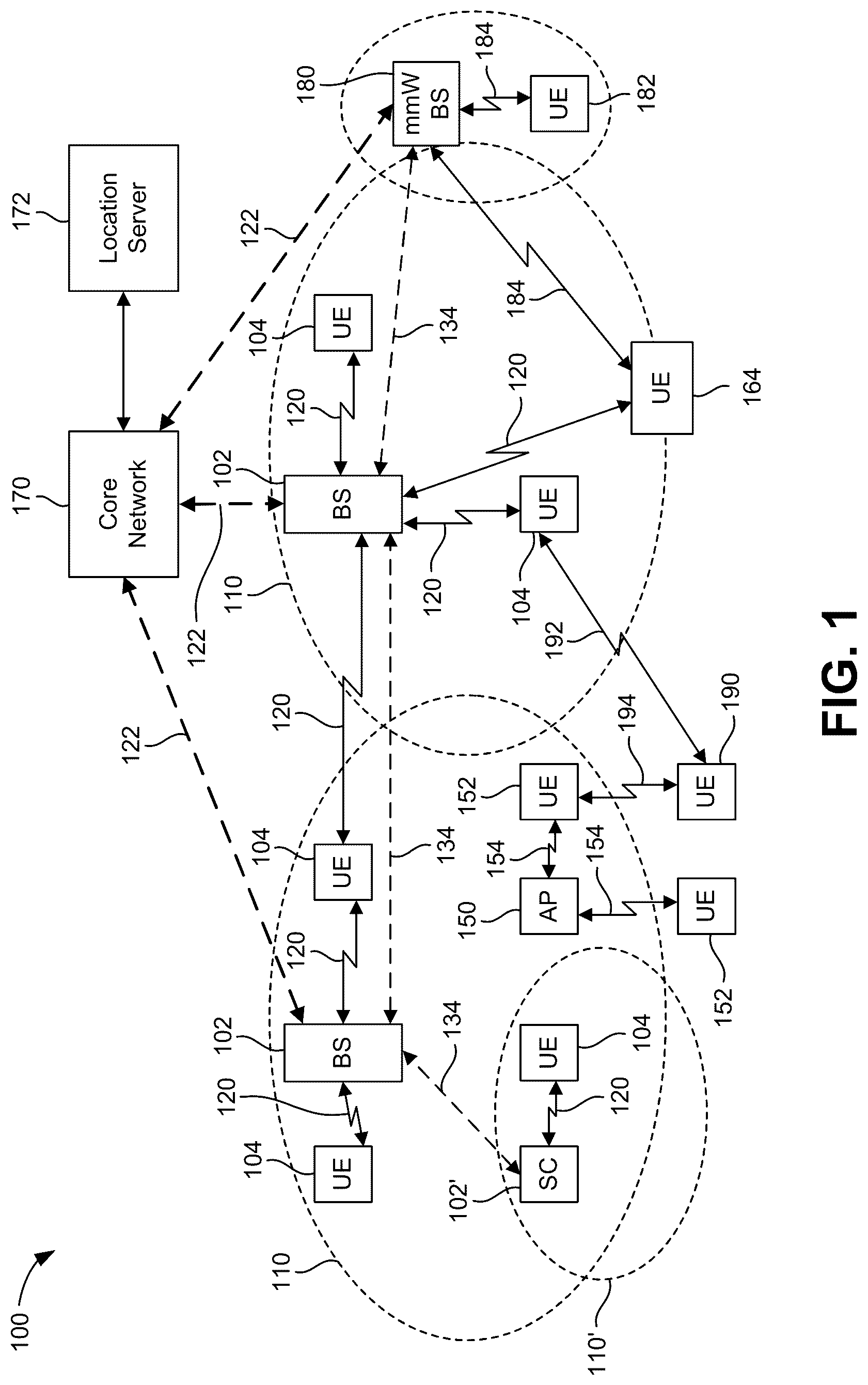 Patent US12323838 Figure 1 – Cross-link interference (CLI) cancellation