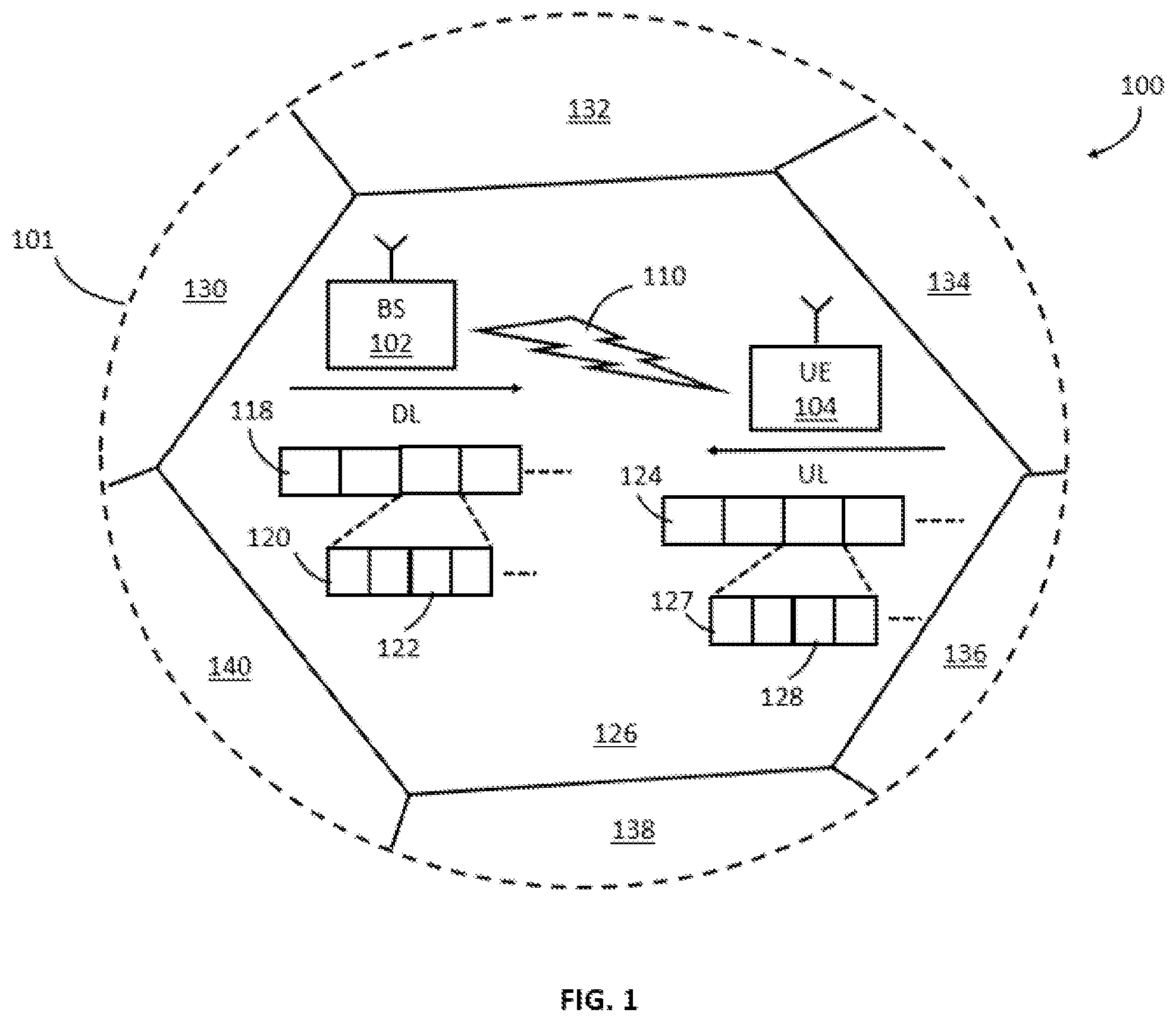 Patent US12324016 — Method and apparatus related to direction-based listen before talk — Figure 1