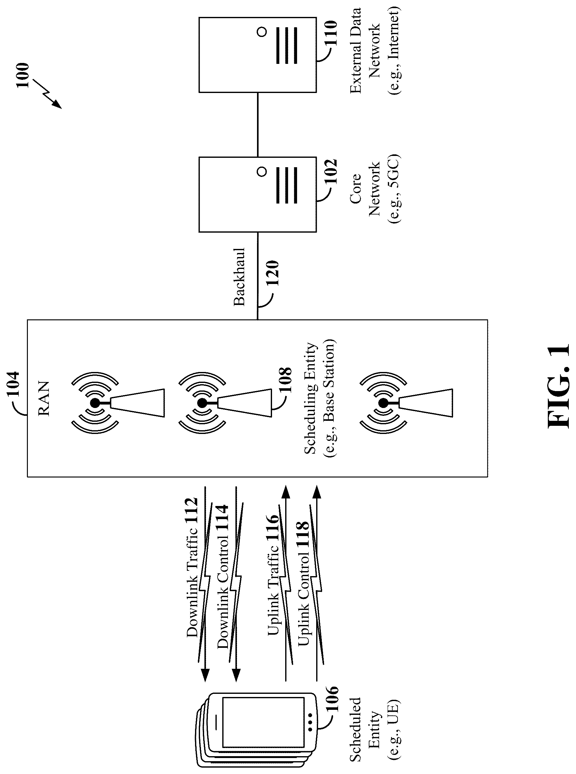 Patent US12324034 — Establishing a signaling connection in a wireless network — Figure 1
