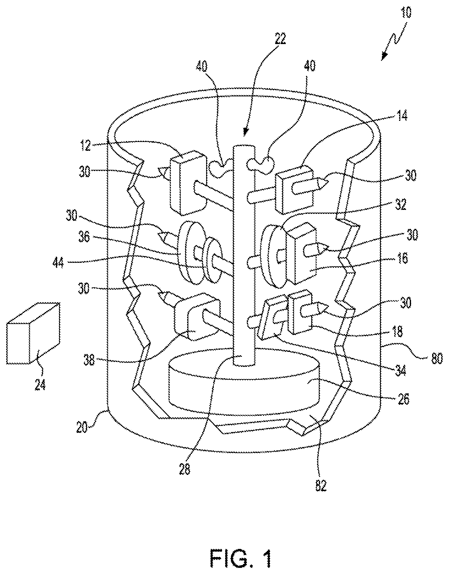 Patent US12324081 — Induction cooking apparatus and induction cookware — Figure 1