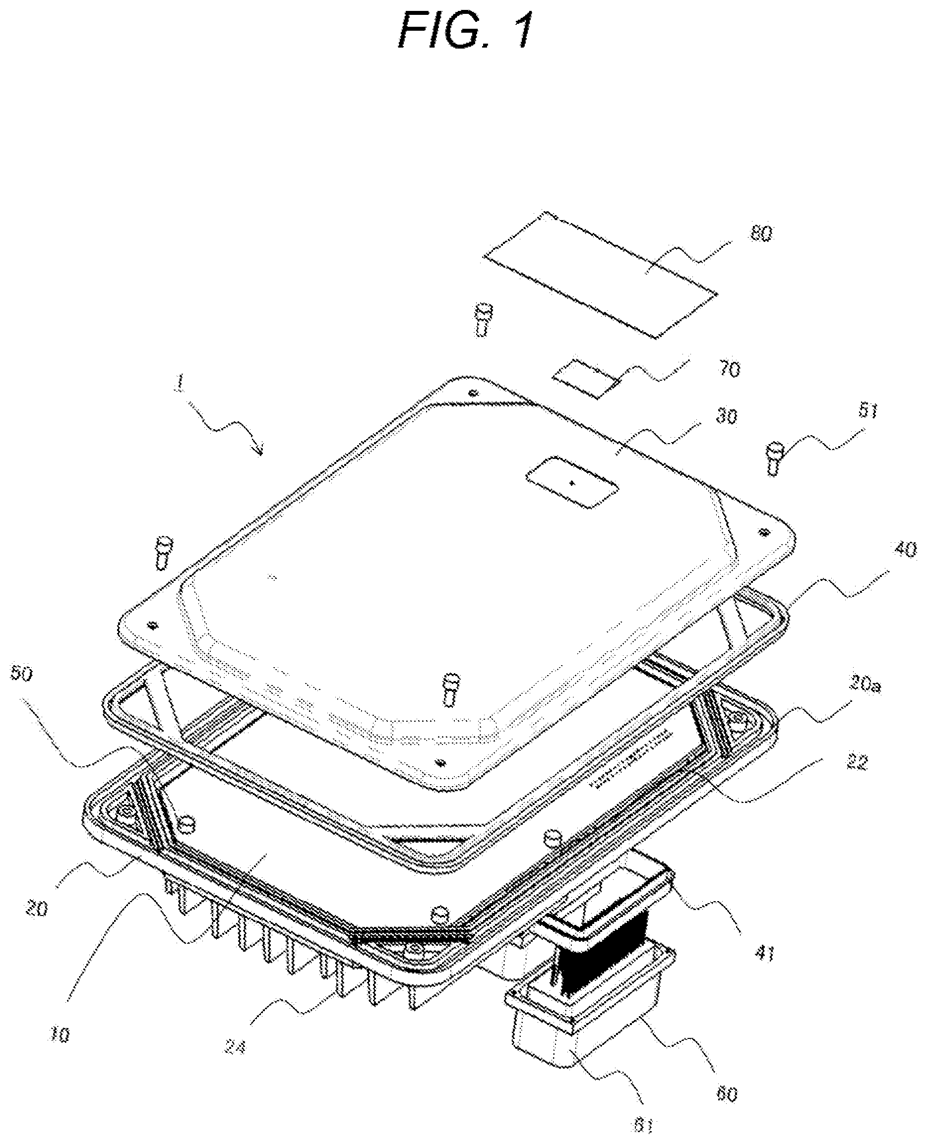 Patent US12324116 — Electronic control device and method for manufacturing the same — Figure 1