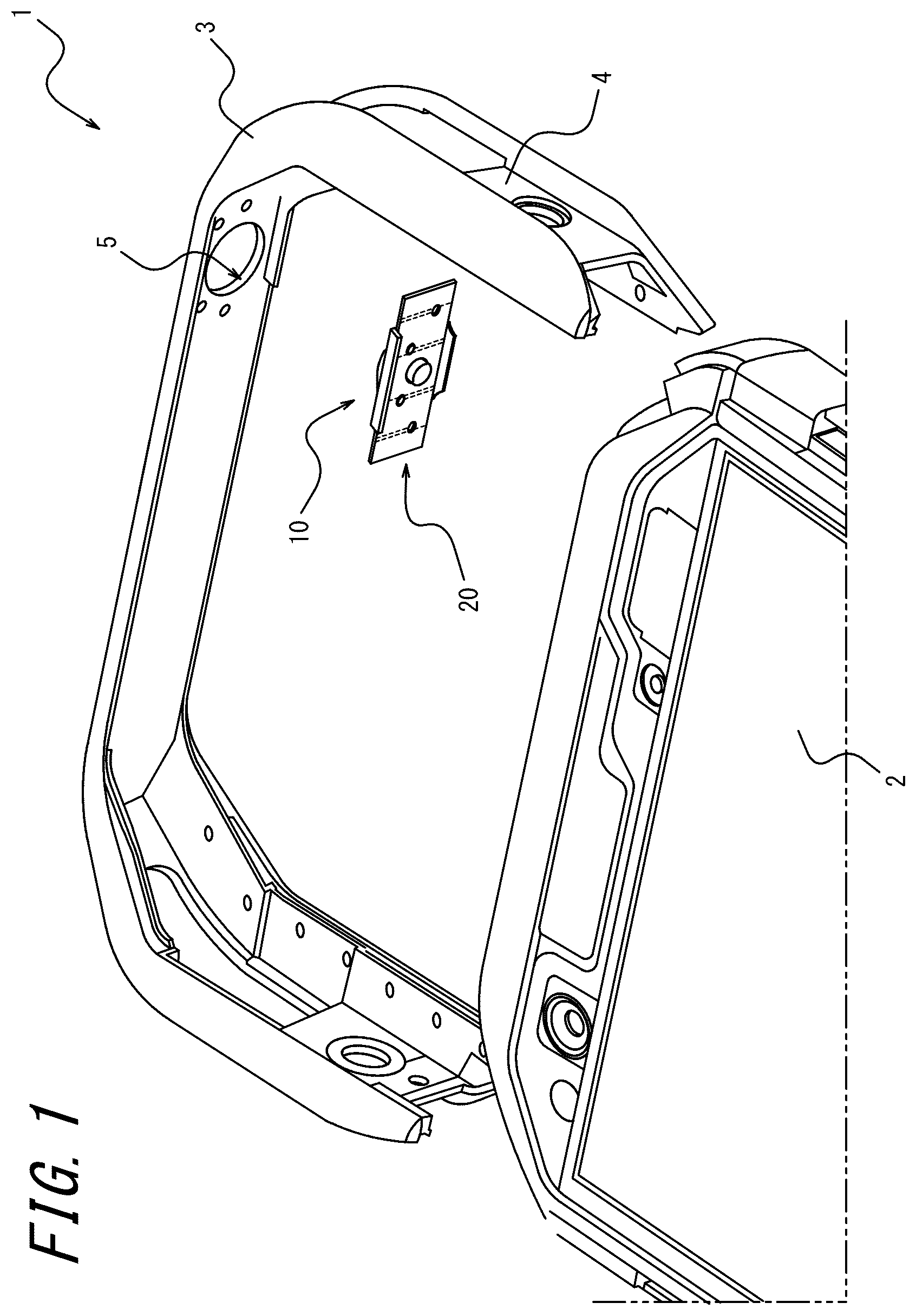 Patent US12324117 — Securing component and electronic device — Figure 1