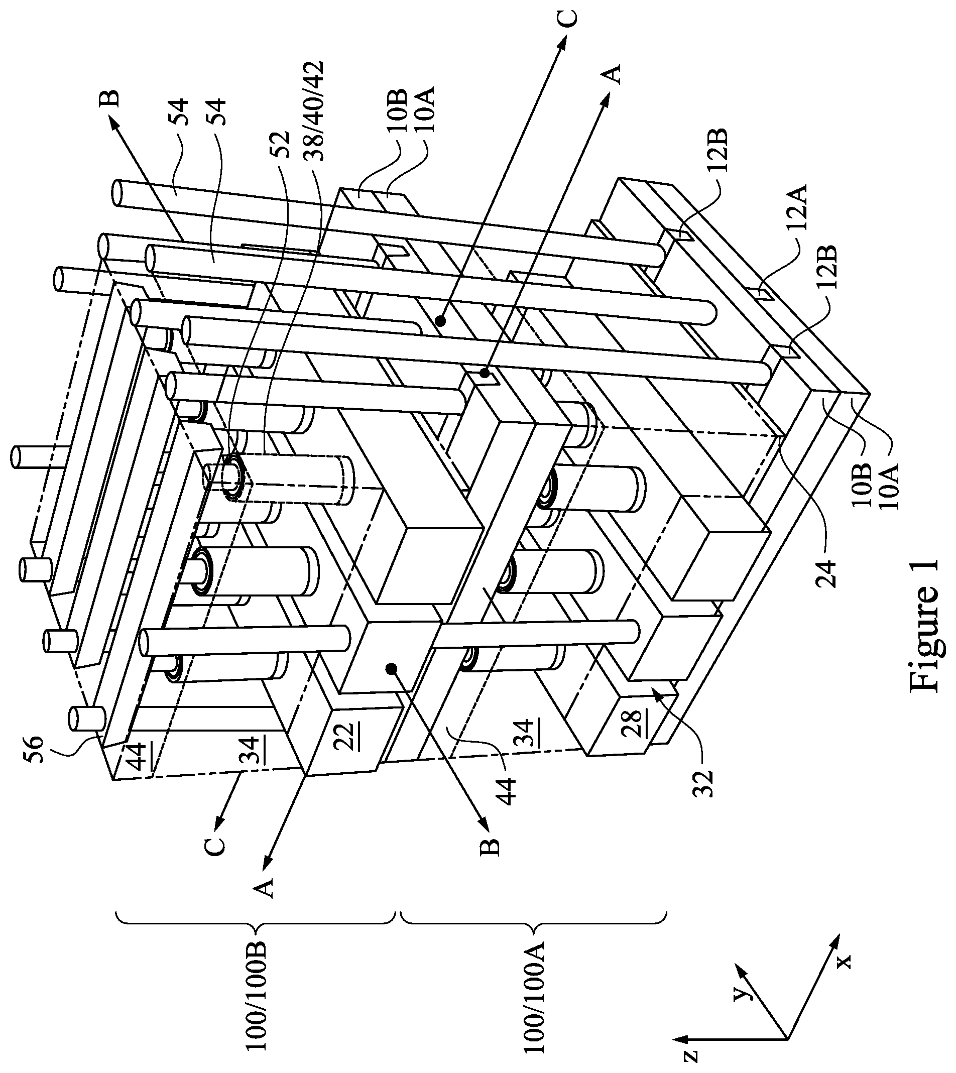 Patent US12324146 Figure 1 – Vertical DRAM structure and method of formation