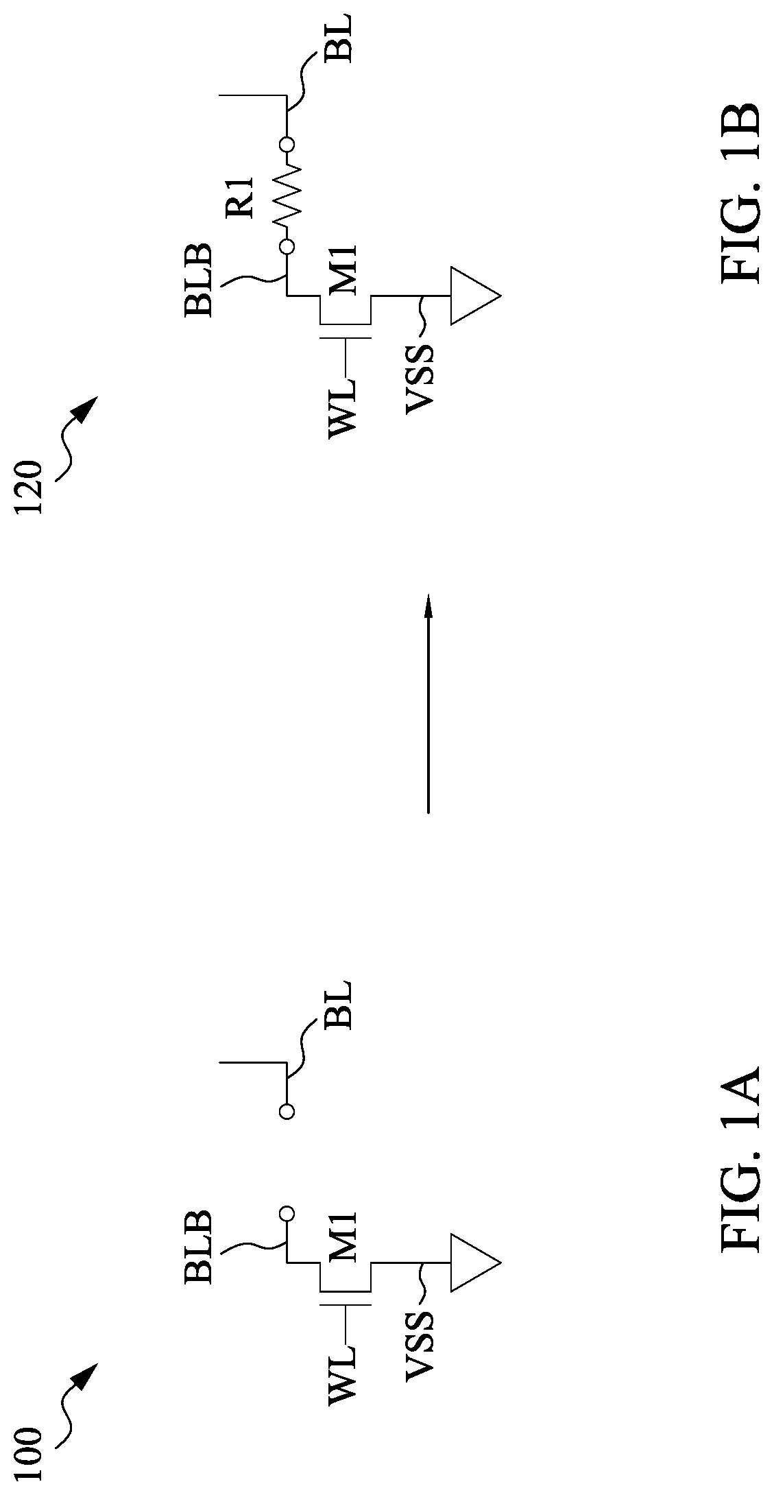 Patent US12324149 — Metal fuse structure by via landing — Figure 1