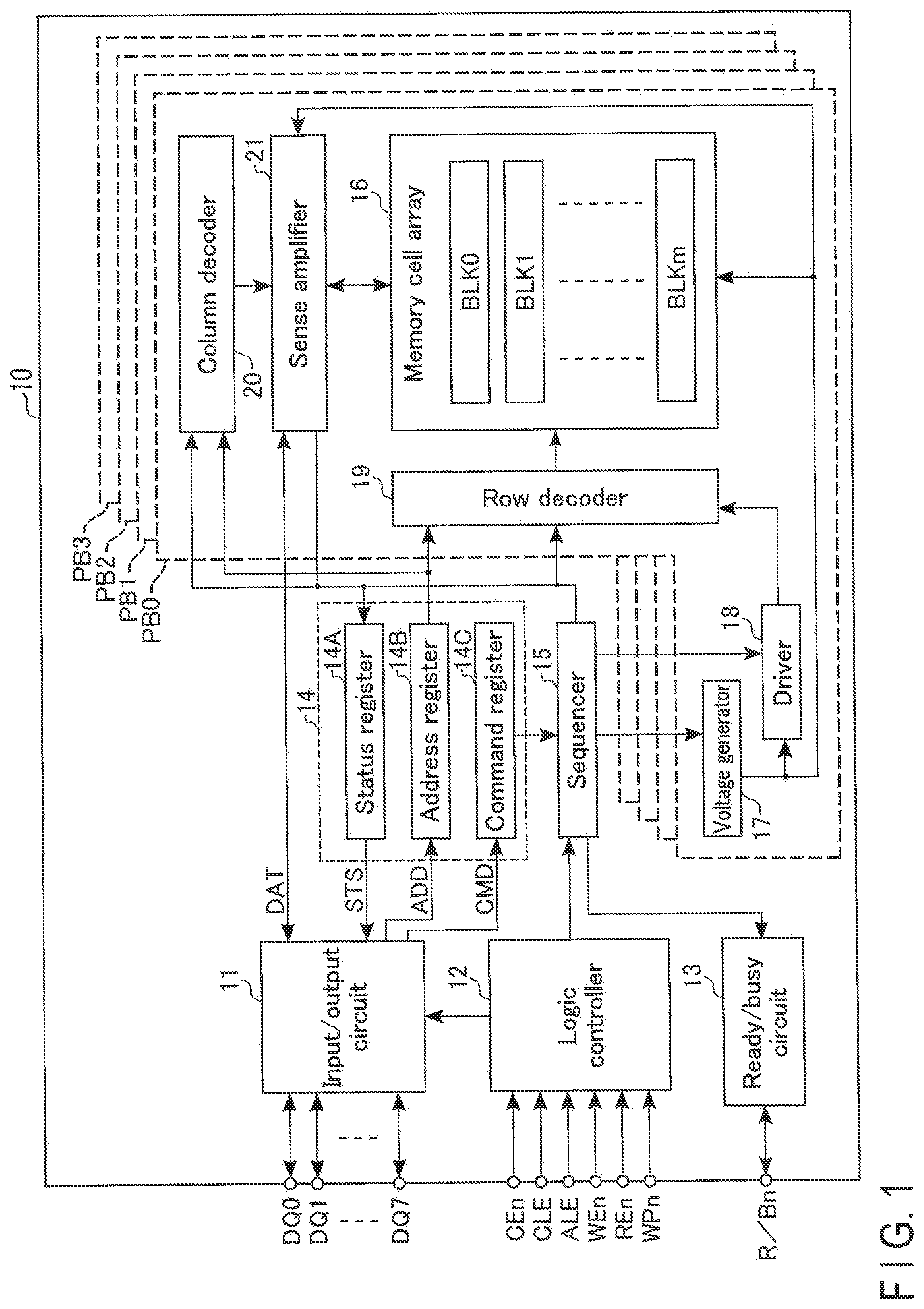 Patent US12324158 Figure 1 – Semiconductor memory device