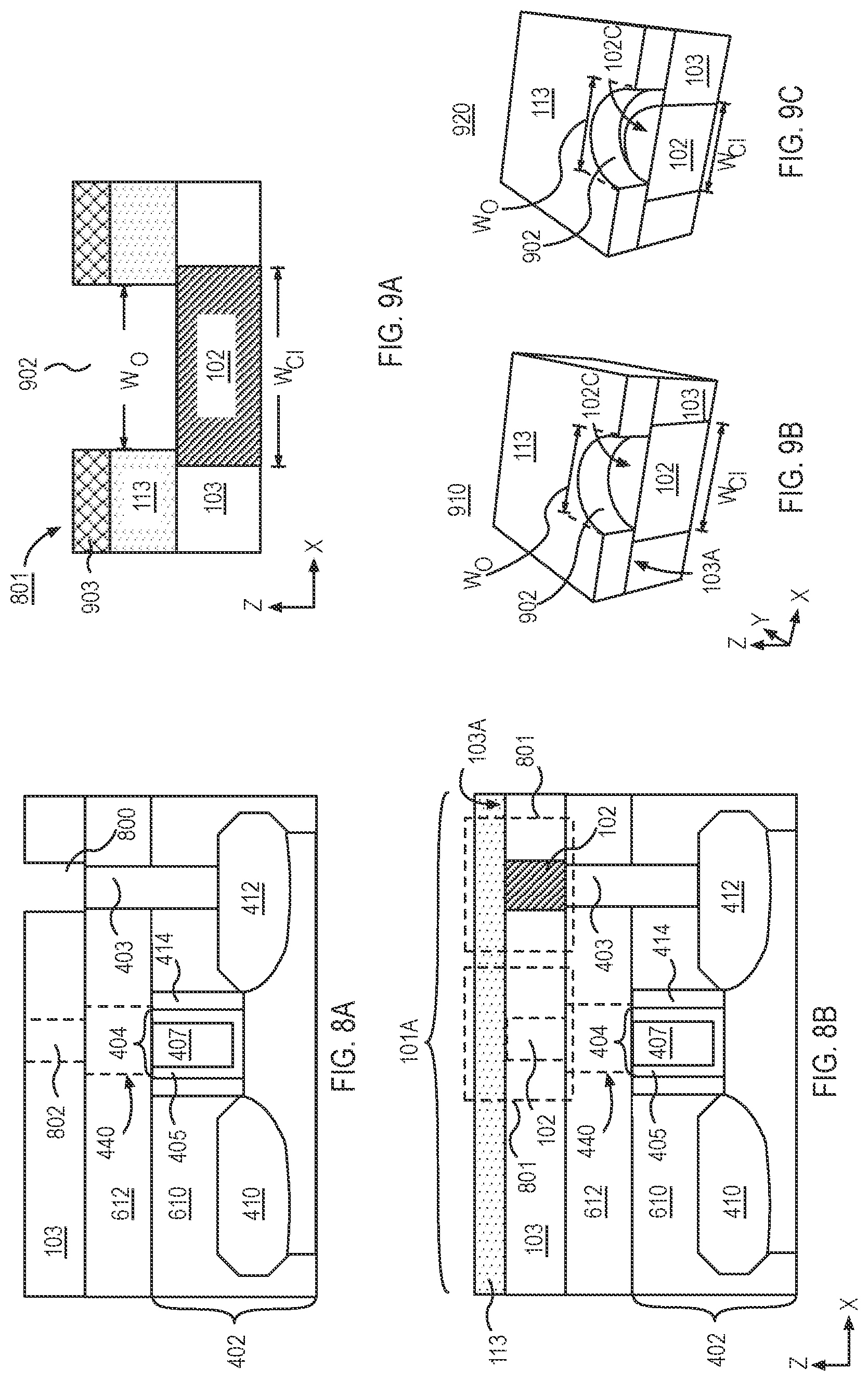 Patent US12324163 Figure 14 – Planar capacitors with shared electrode and methods of fabrication