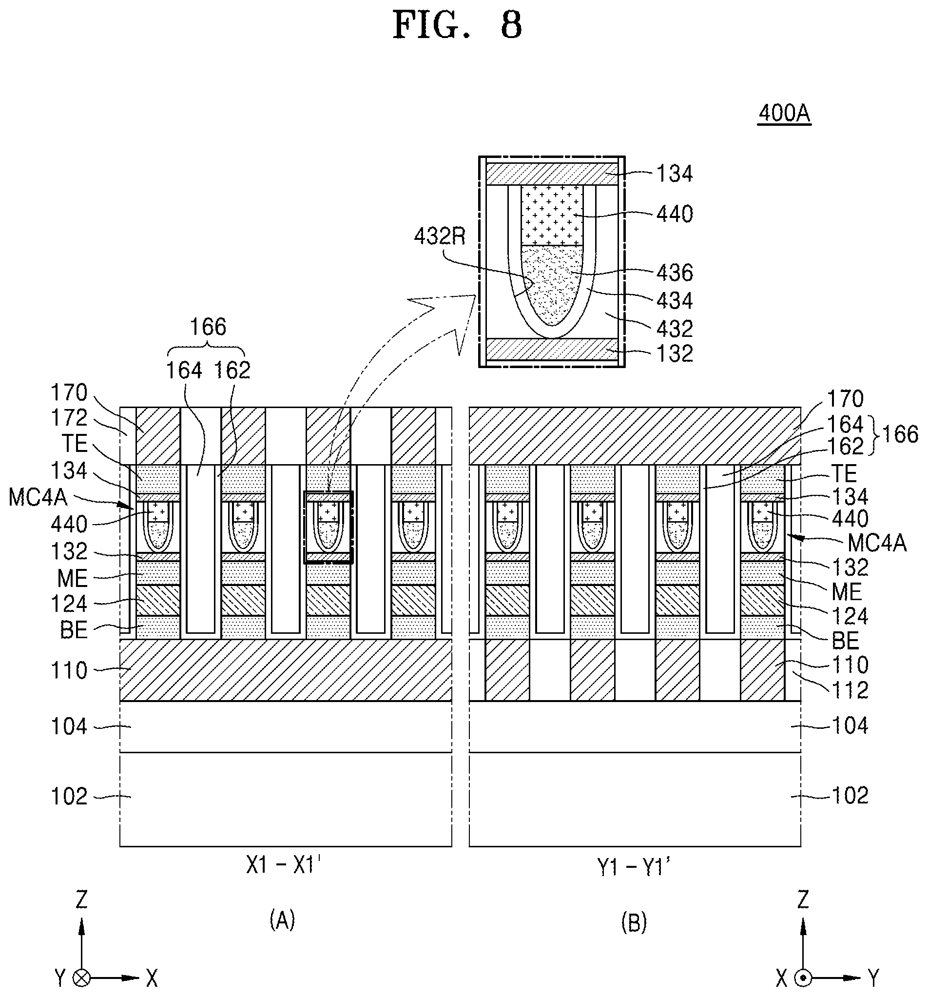 Patent US12324166 Figure 15 – Resistive memory device