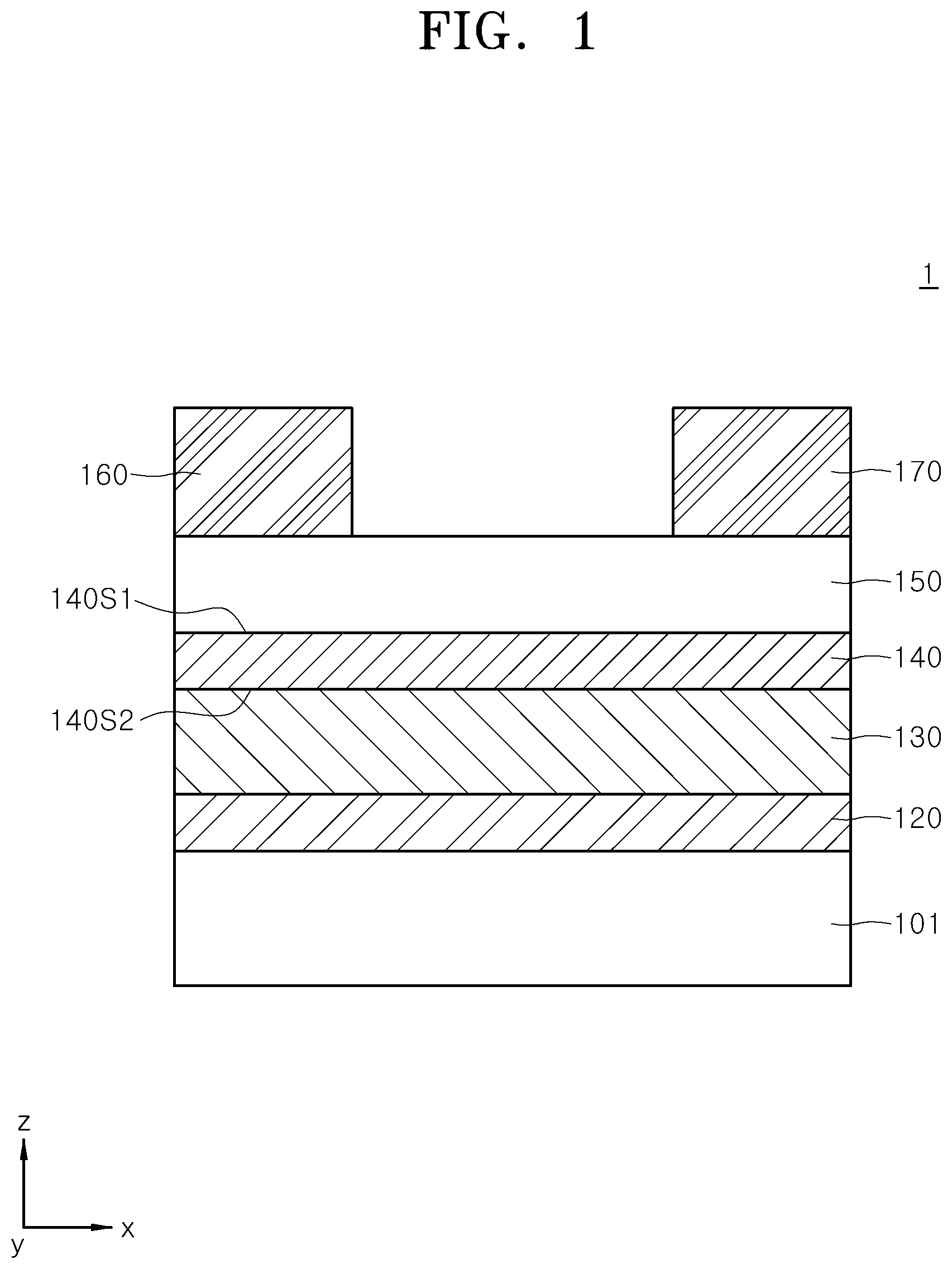 Patent US12324167 — Semiconductor devices performing threshold switching — Figure 1