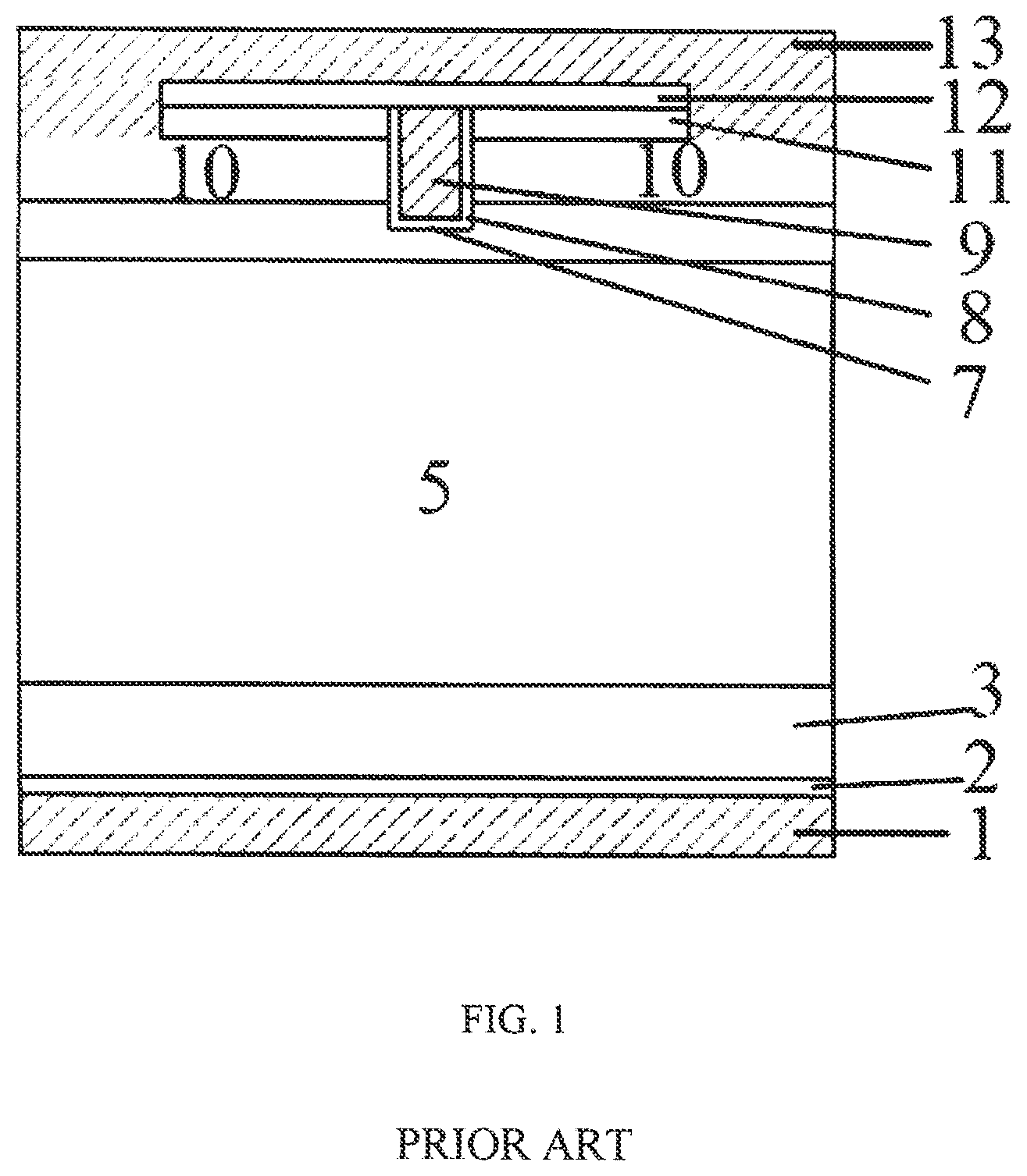 Patent US12324173 Figure 1 – Ultra-thin super junction IGBT device and manufacturing method thereof
