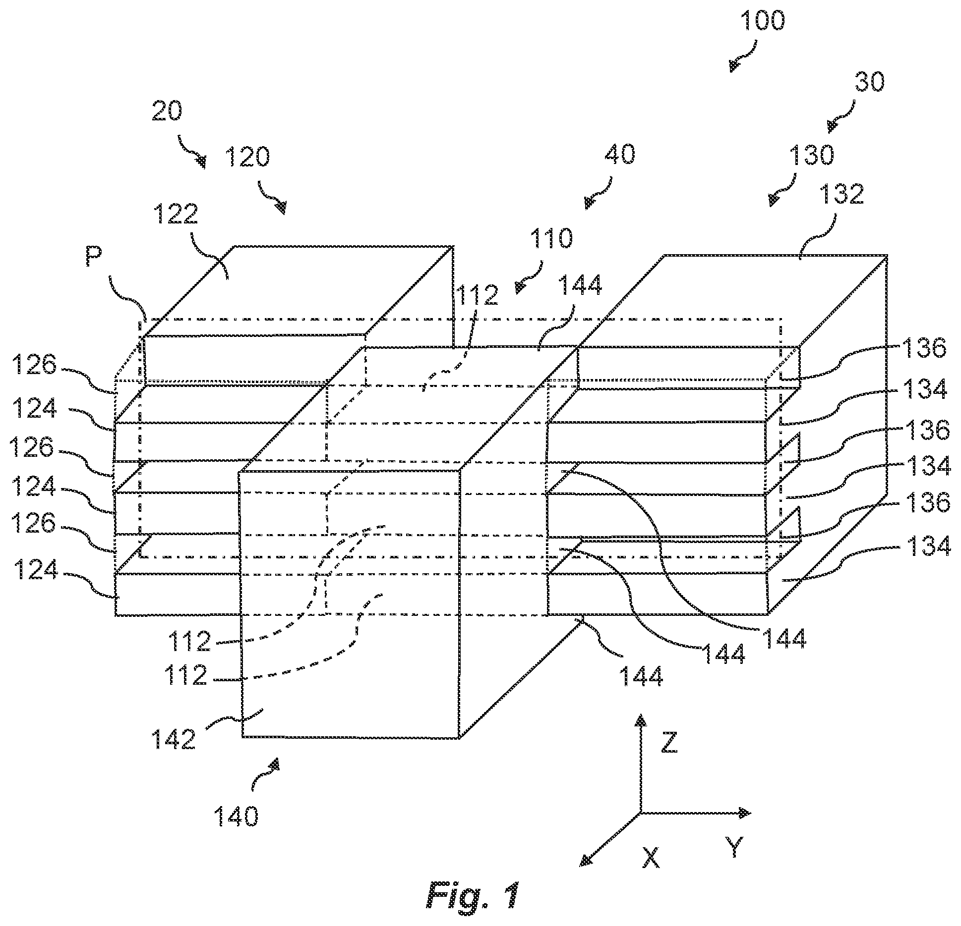 Patent US12324175 — FET device and a method for forming a FET device — Figure 1