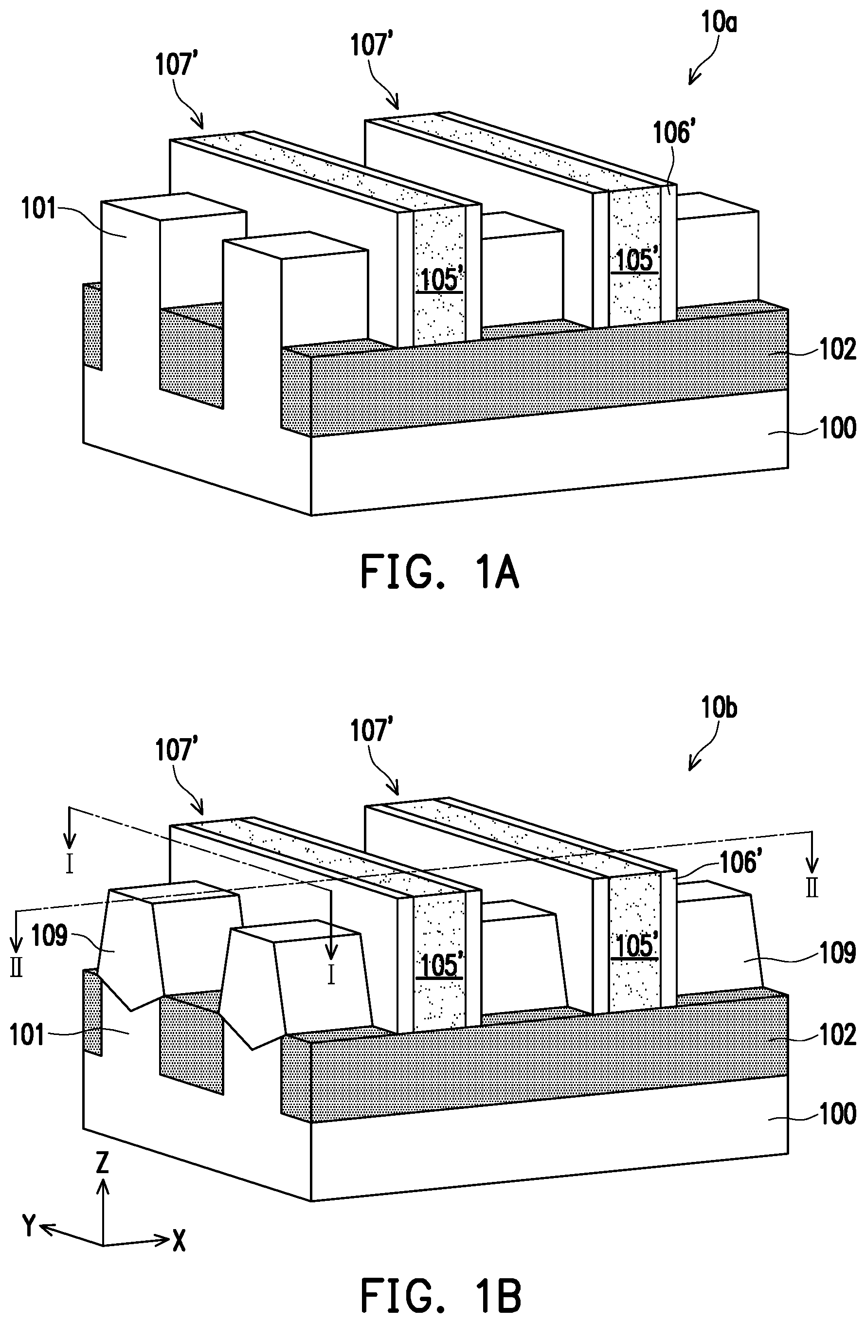 Patent US12324185 — Semiconductor device, FinFET device and methods of forming the same — Figure 1
