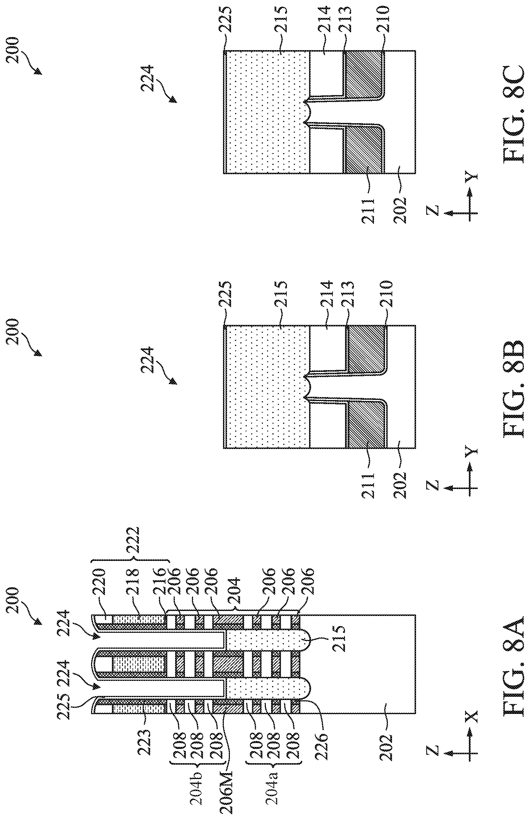 Patent US12324192 Figure 8 – Stacked multi-gate structure and methods of fabricating the same