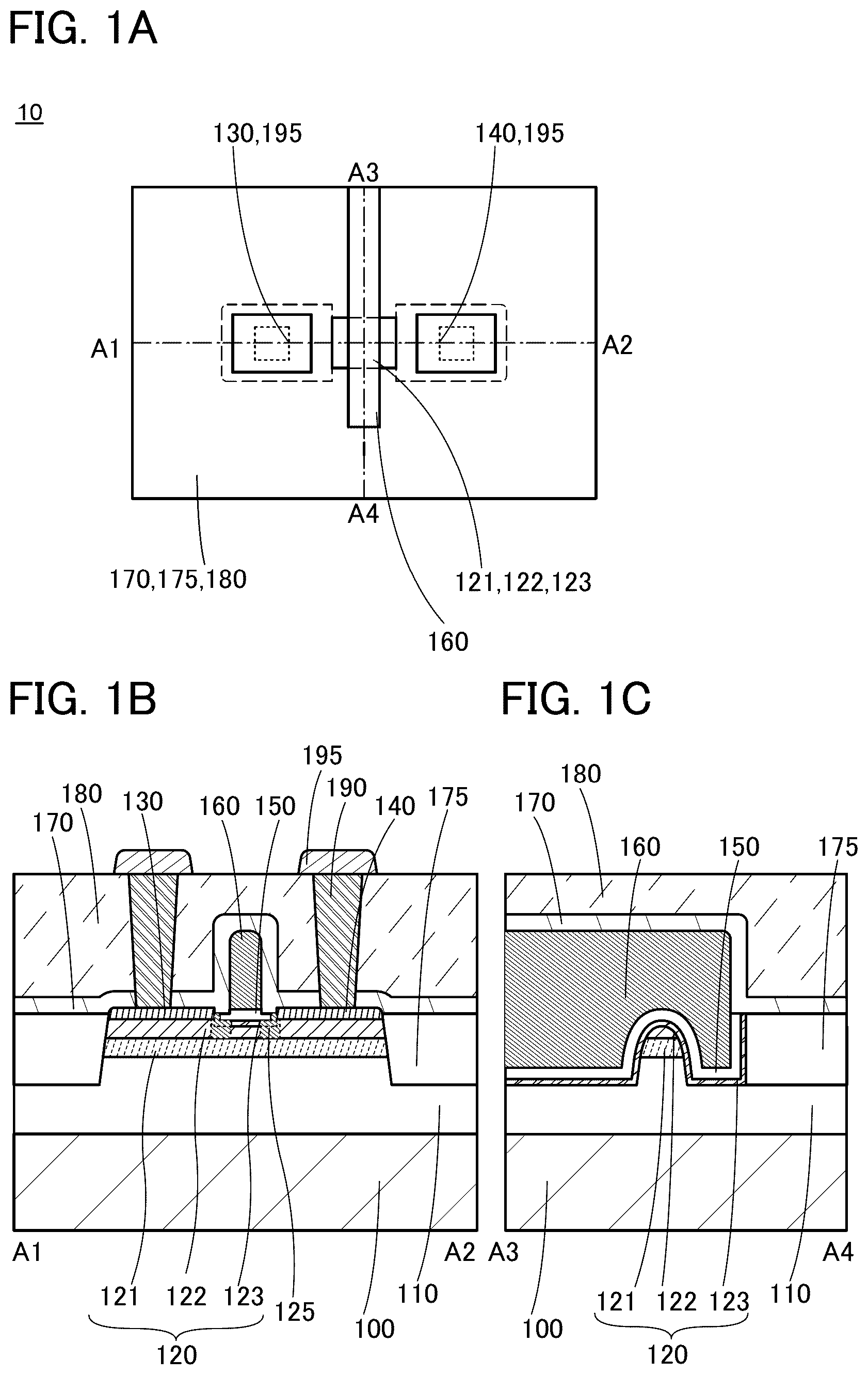 Patent US12324193 — Semiconductor device and method for manufacturing the same — Figure 1