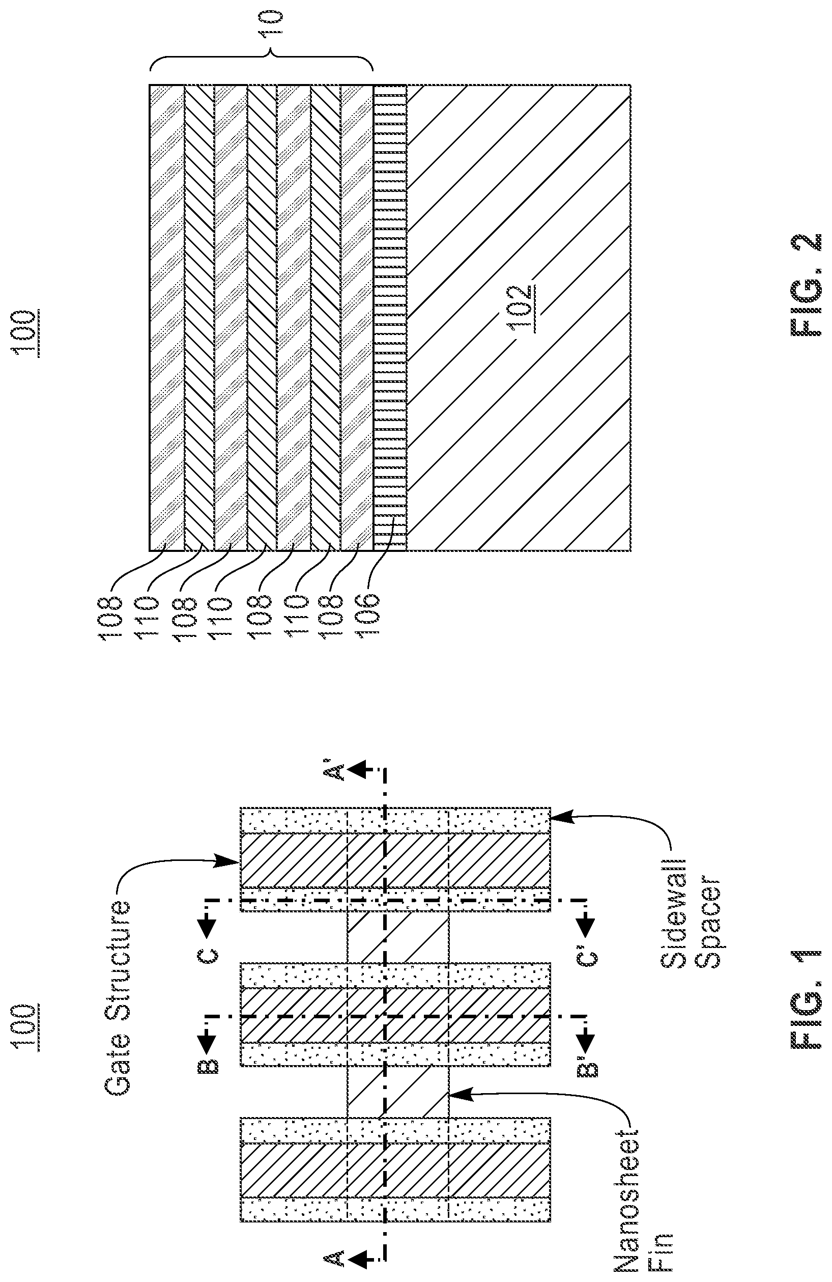Patent US12324207 — Channel protection of gate-all-around devices for performance optimization — Figure 1