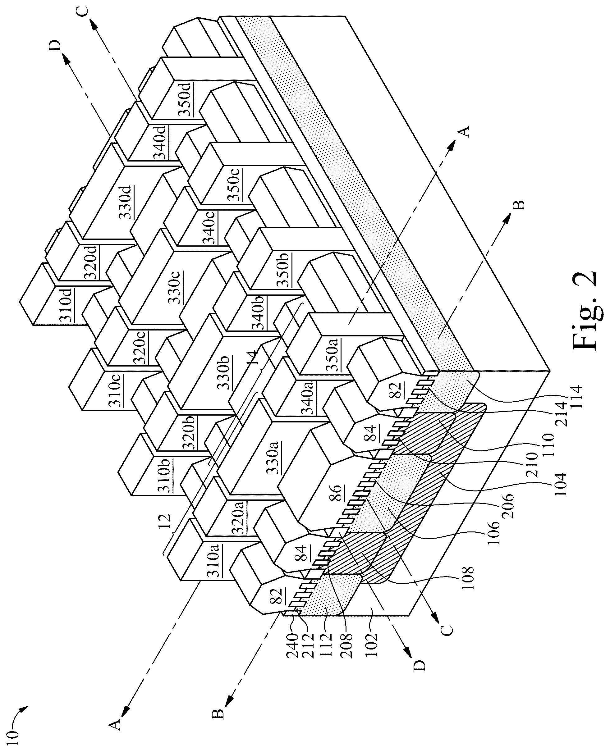 Patent US12324210 Figure 2 – Bipolar junction transistor with gate over terminals