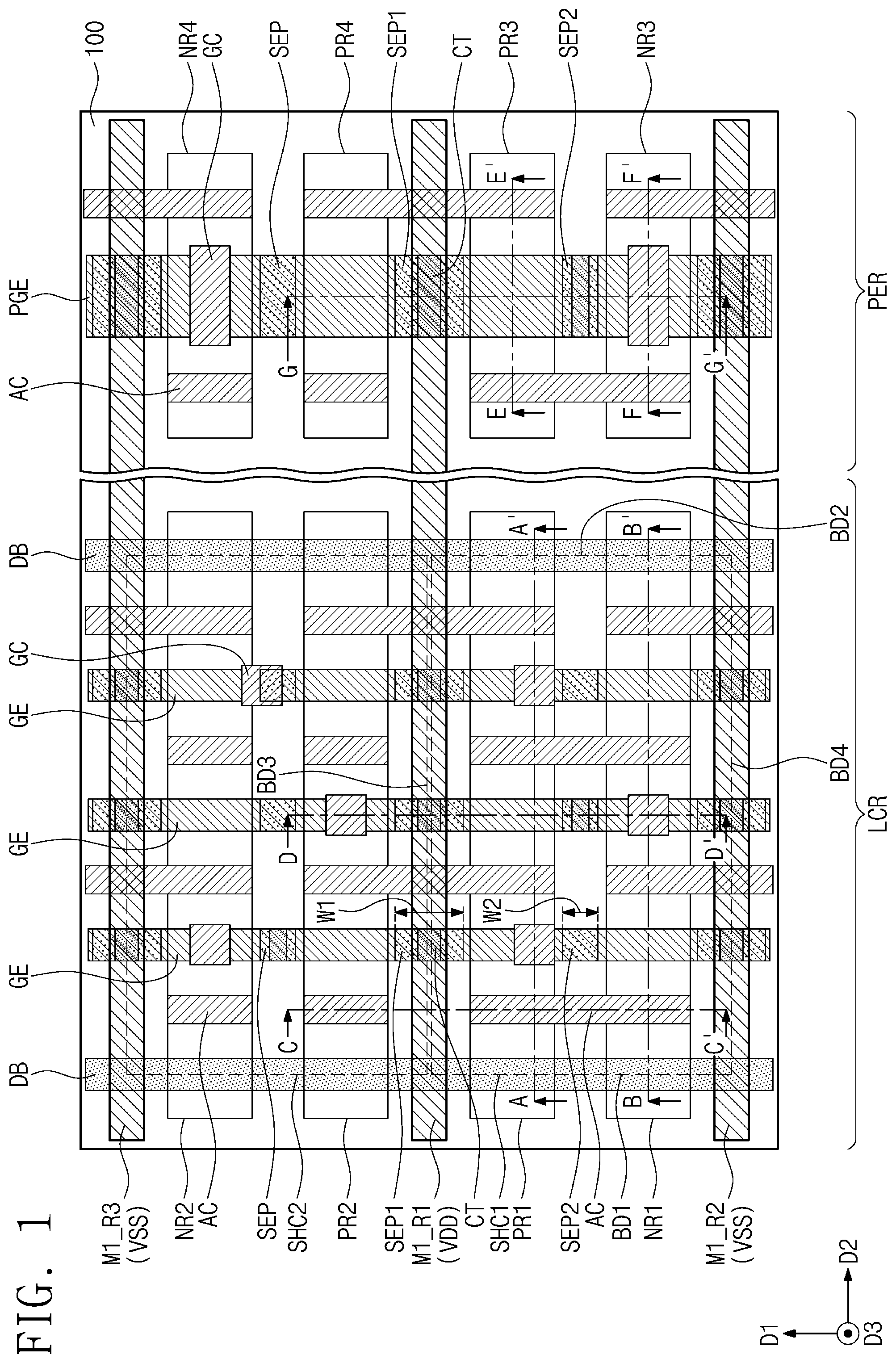 Patent US12324238 — Semiconductor device — Figure 1